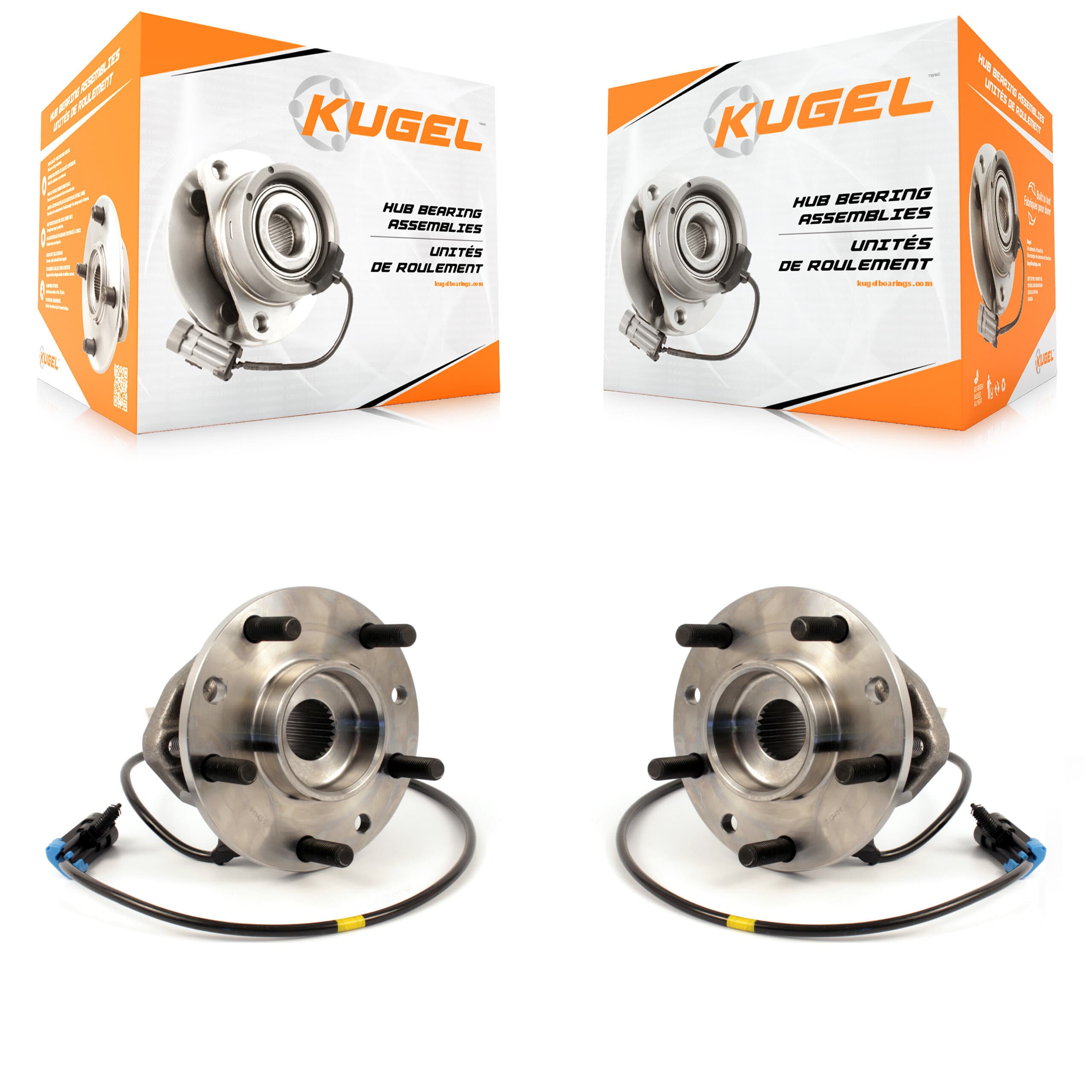 Kugel - K70-100257 - Front Wheel Bearing and Hub Assembly Kits image 1