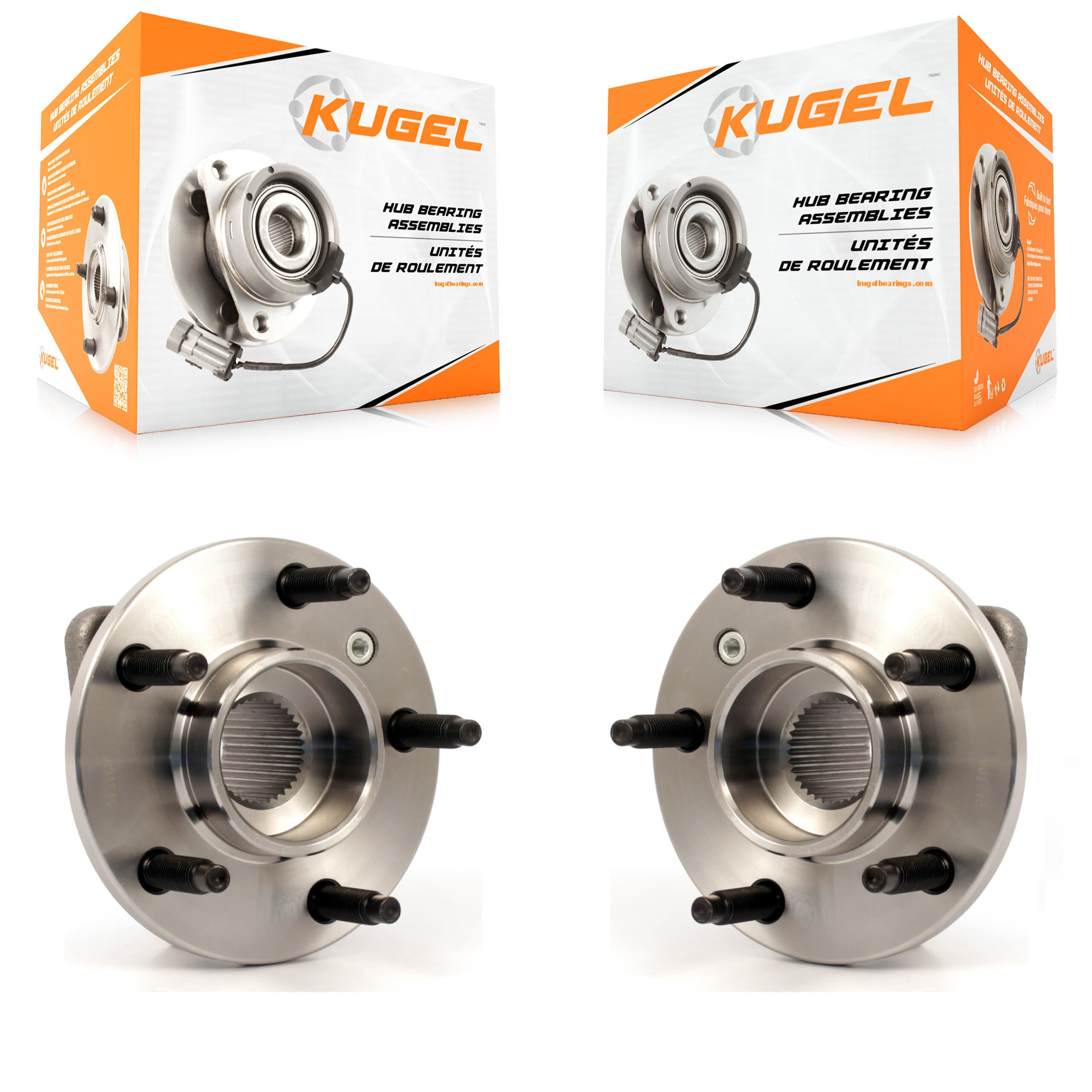 Kugel - K70-100265 - Front Wheel Bearing and Hub Assembly Kits image 1