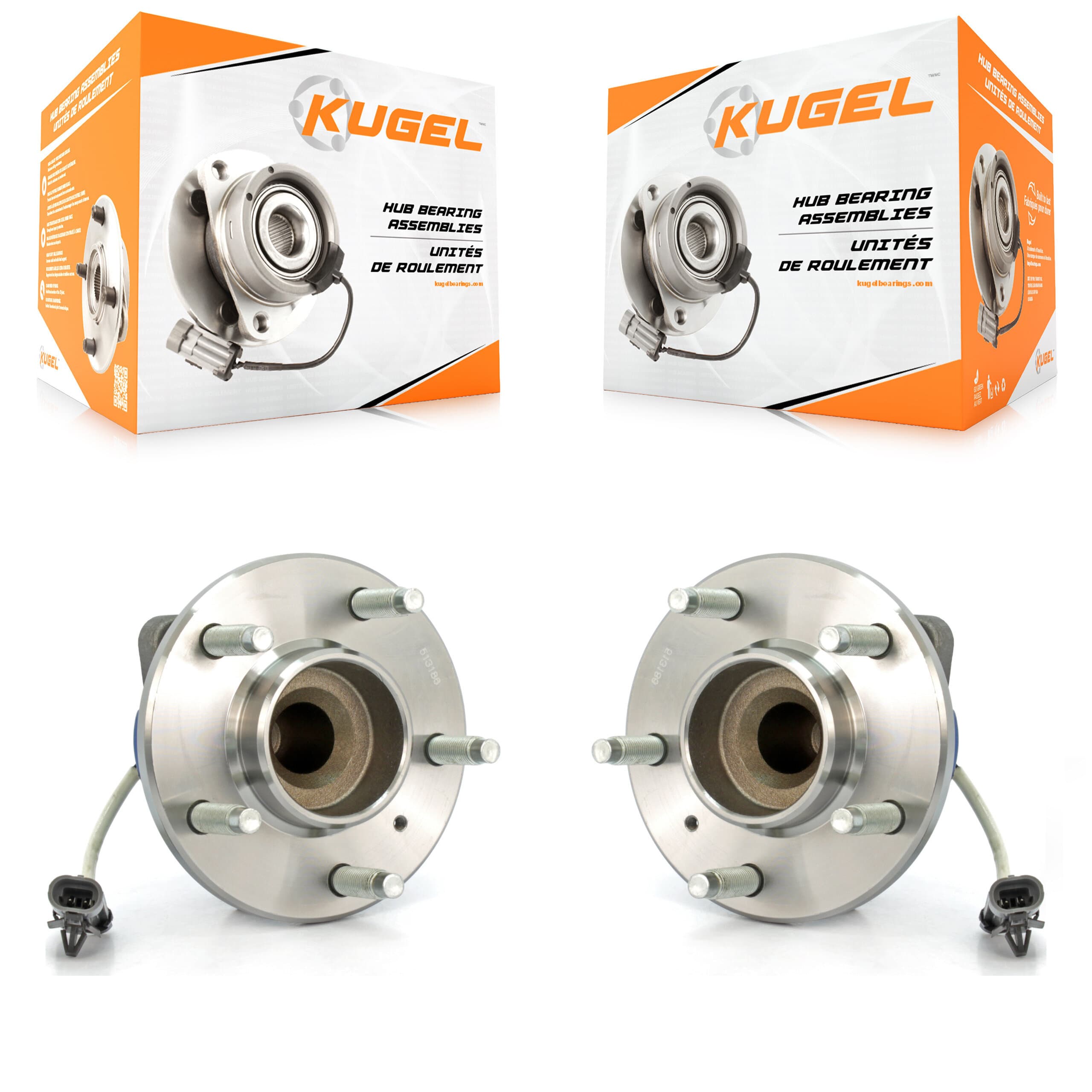 Kugel - K70-100271 - Front Wheel Bearing and Hub Assembly Kits image 1