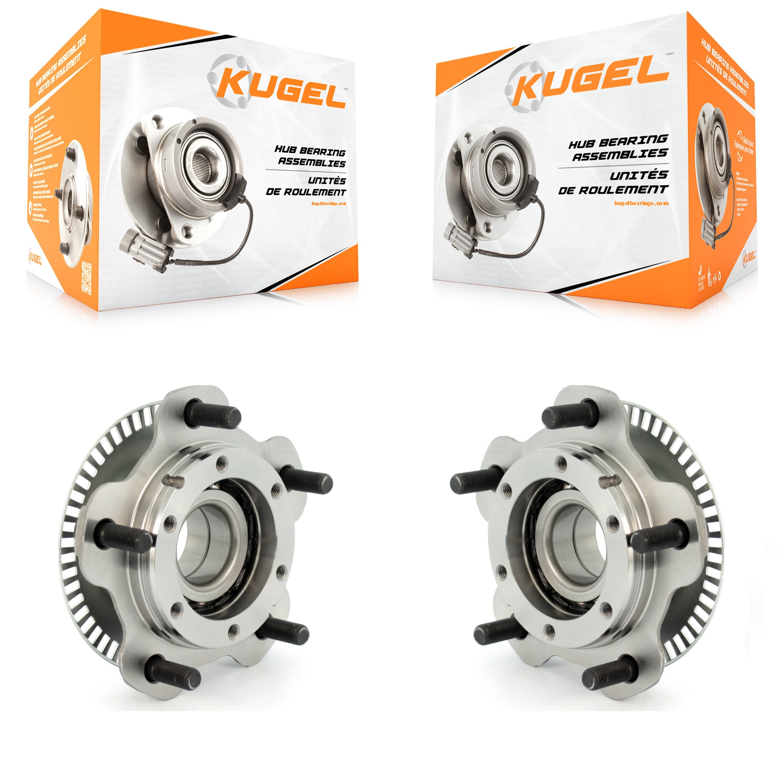 Kugel - K70-100277 - Front Wheel Bearing and Hub Assembly Kits image 1