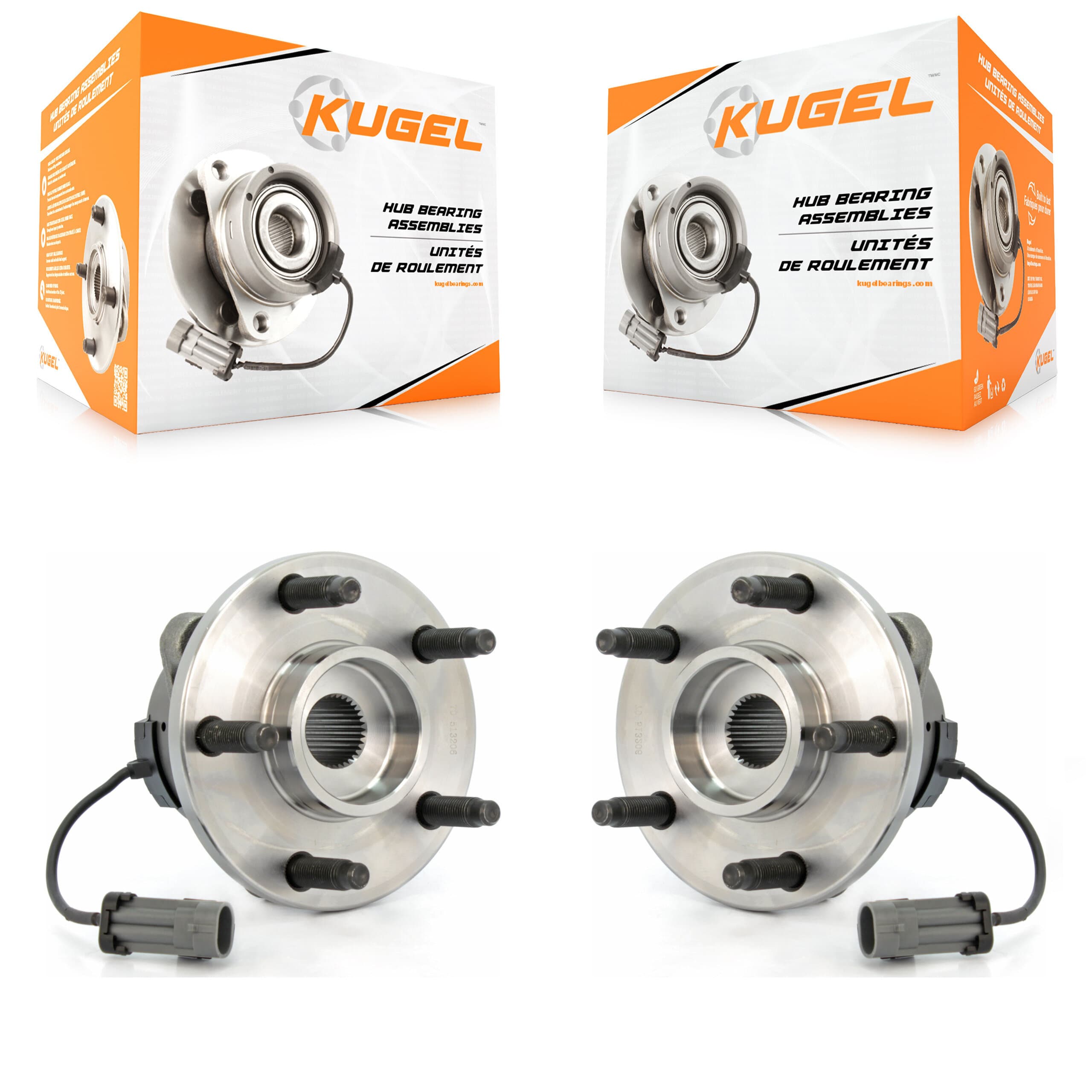 Kugel - K70-100284 - Front Wheel Bearing and Hub Assembly Kits image 1
