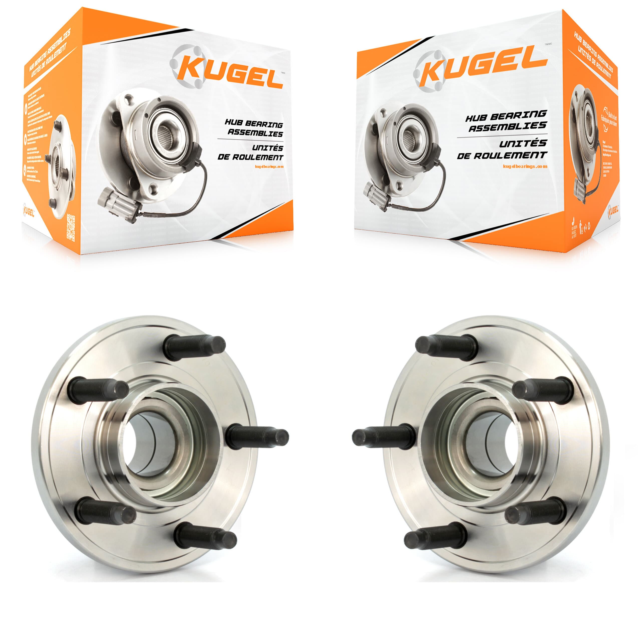 Kugel - K70-100293 - Front Wheel Bearing and Hub Assembly Kits image 1