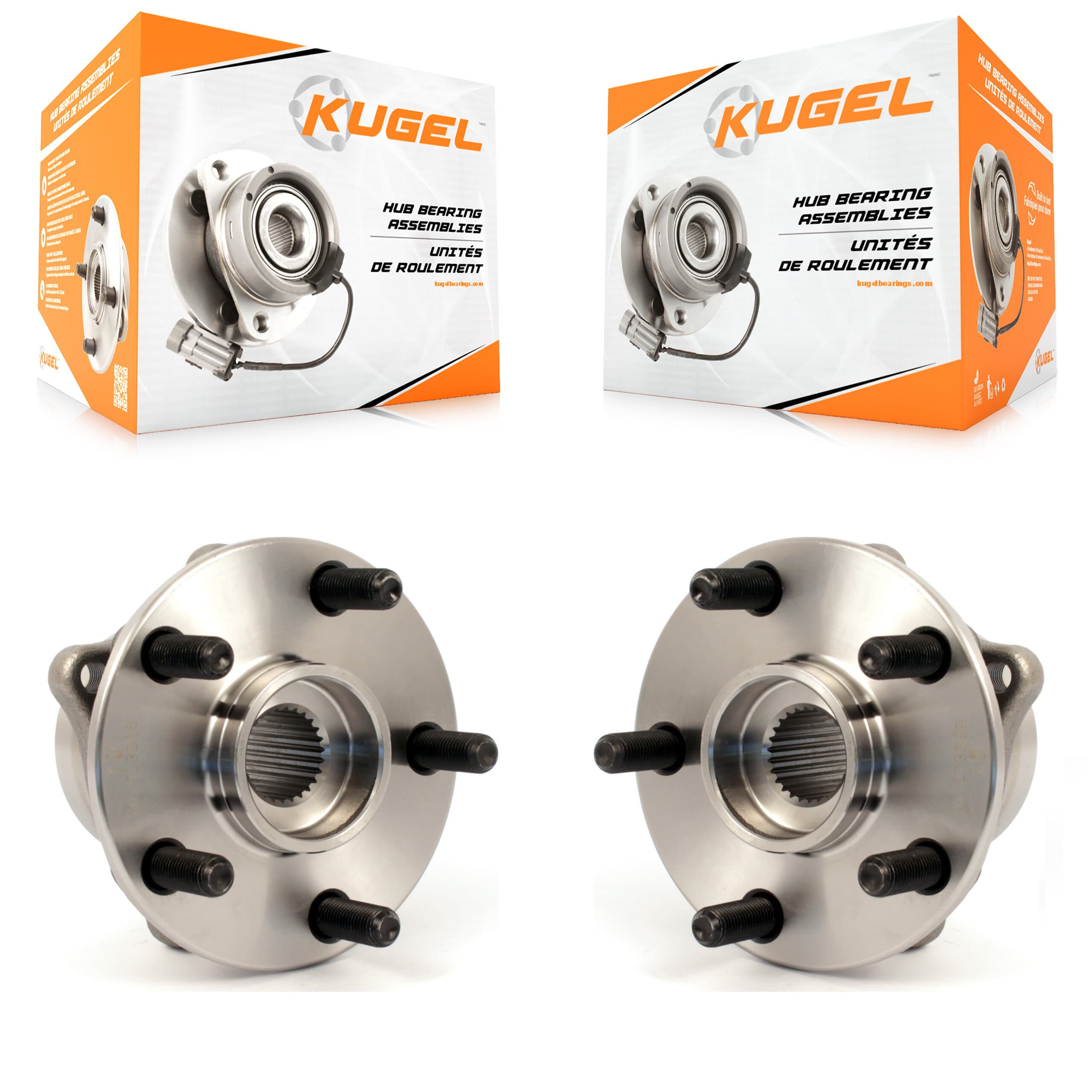 Kugel - K70-100320 - Front Wheel Bearing and Hub Assembly Kits image 1