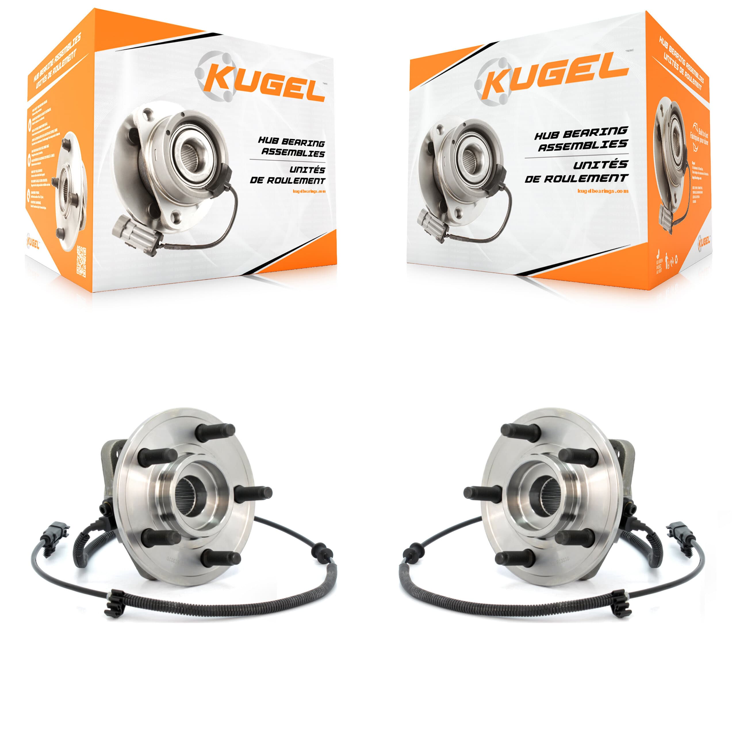 Kugel - K70-100324 - Front Wheel Bearing and Hub Assembly Kits image 1