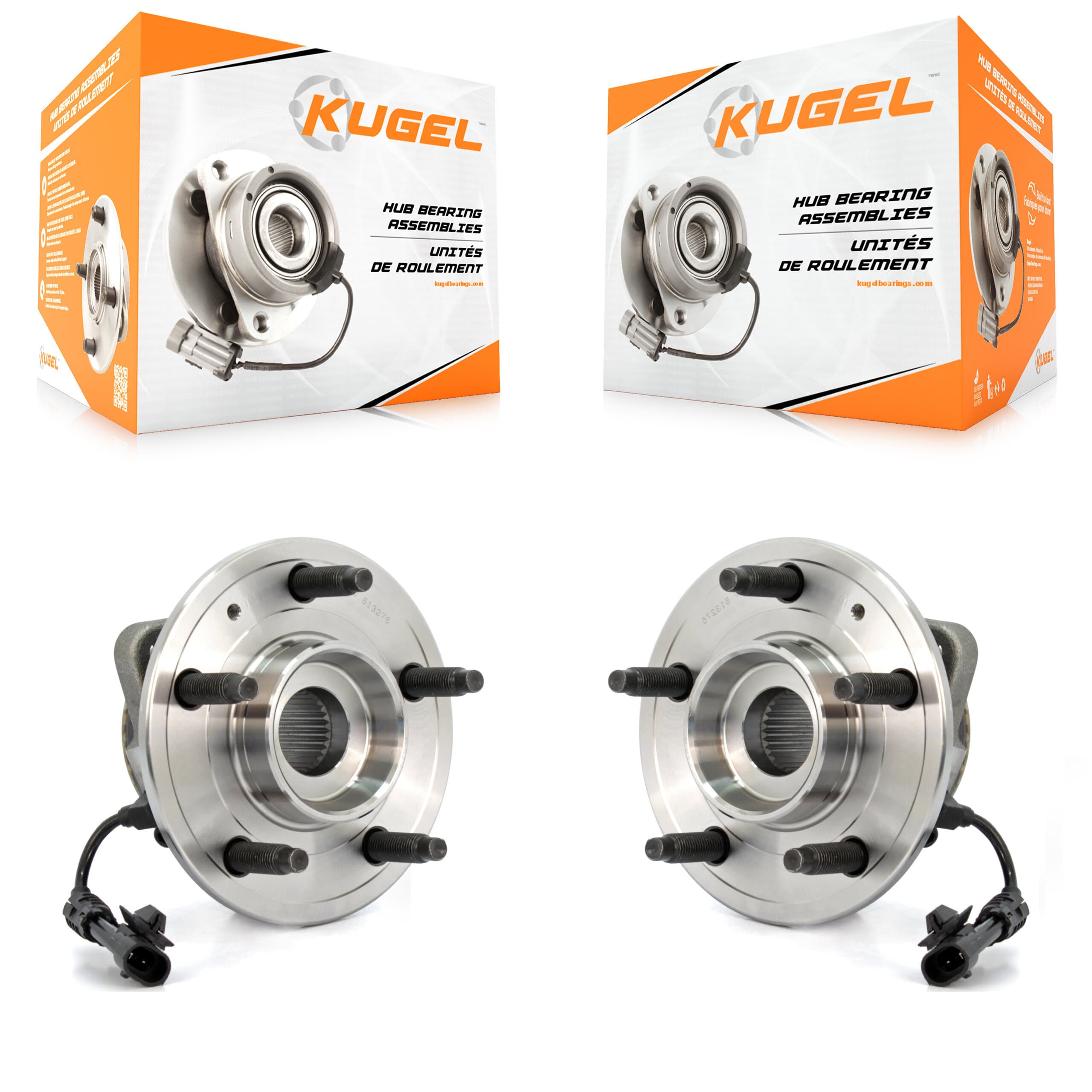 Kugel - K70-100329 - Front Wheel Bearing and Hub Assembly Kits image 1