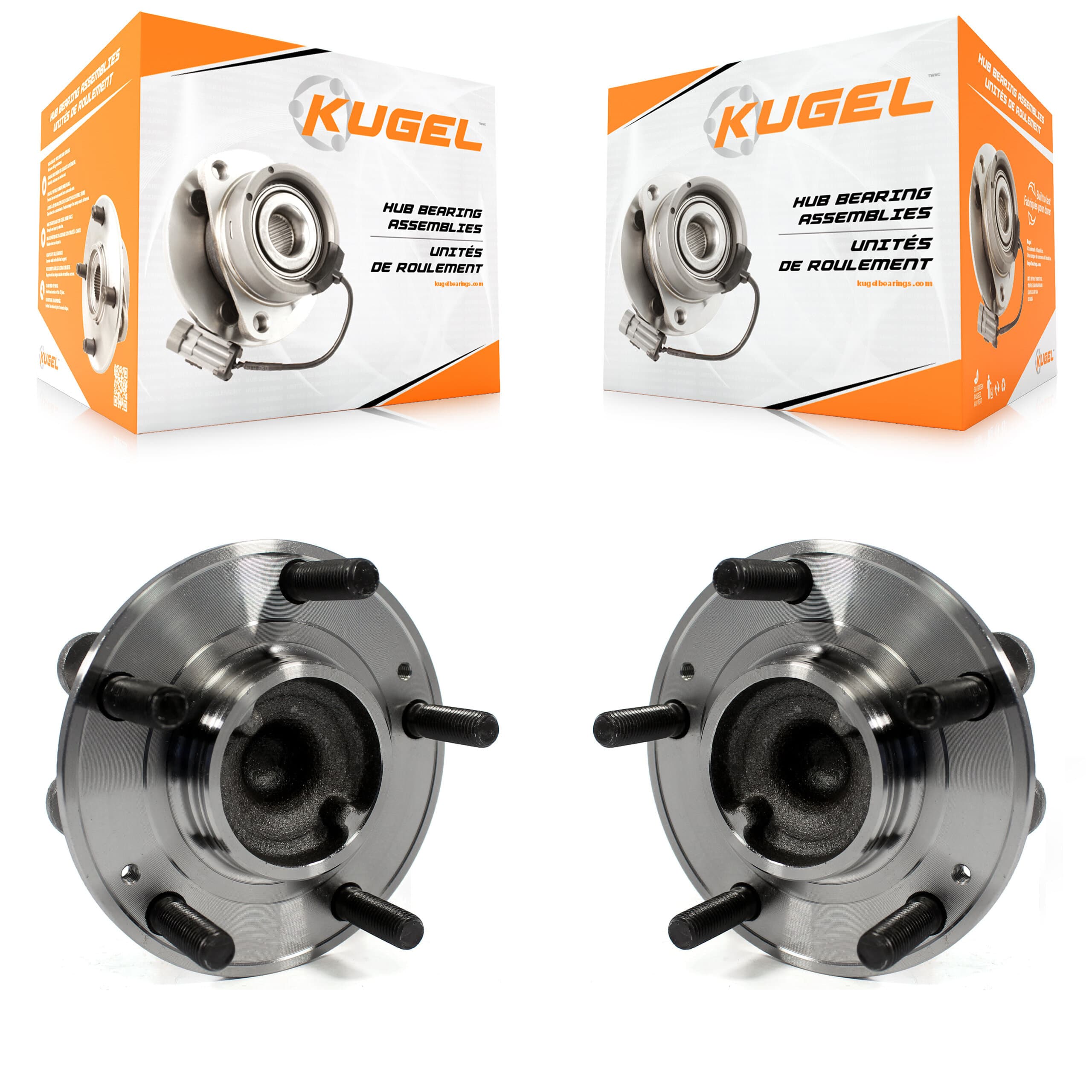 Kugel - K70-100362 - Front Wheel Bearing and Hub Assembly Kits image 1
