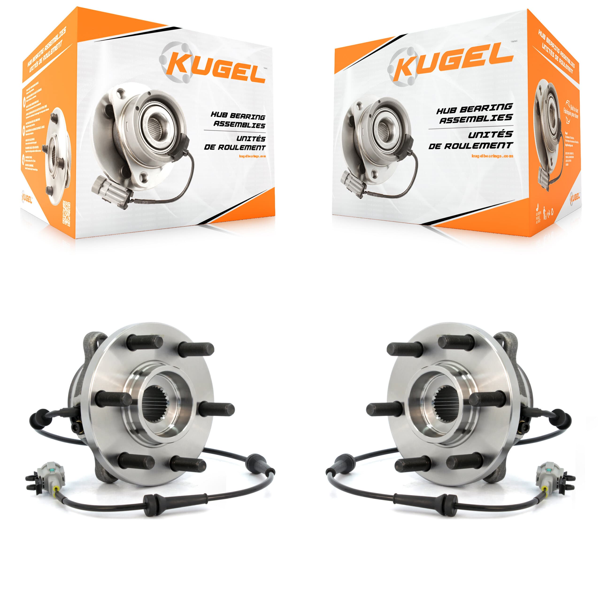 Kugel - K70-100409 - Front Wheel Bearing and Hub Assembly Kits image 1
