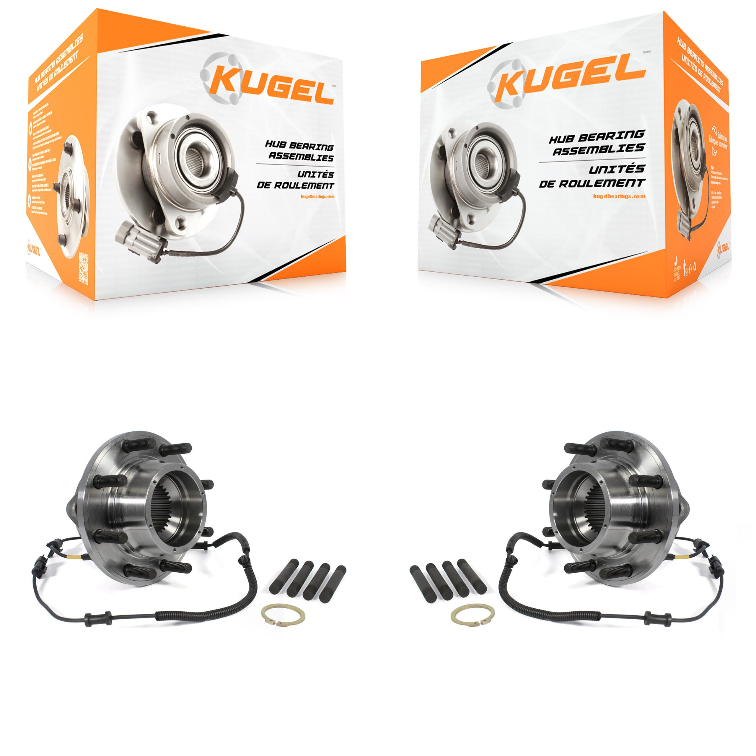 Kugel - K70-100447 - Front Wheel Bearing and Hub Assembly Kits image 1