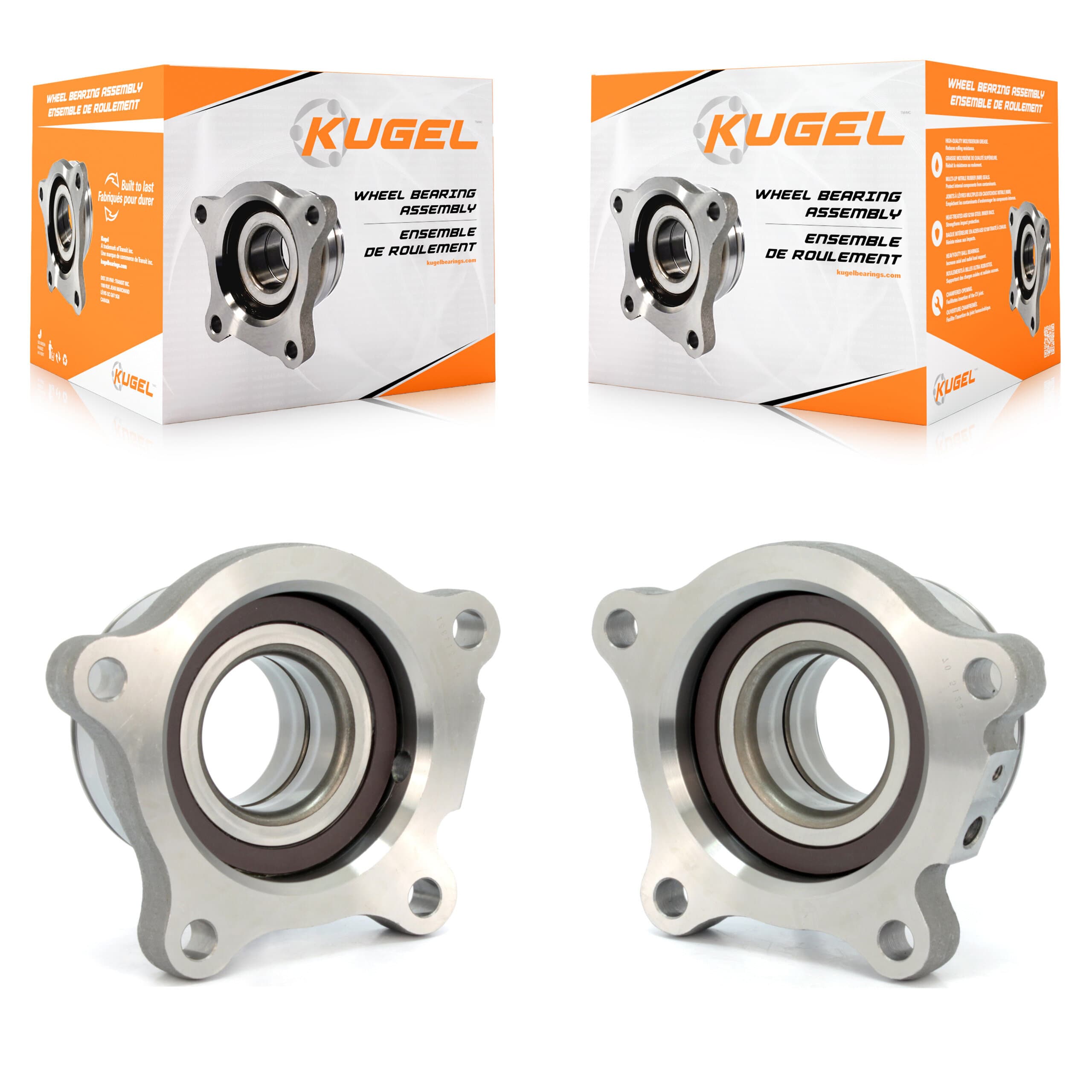 Kugel - K70-100457 - Rear Wheel Bearing Assembly Kits image 1