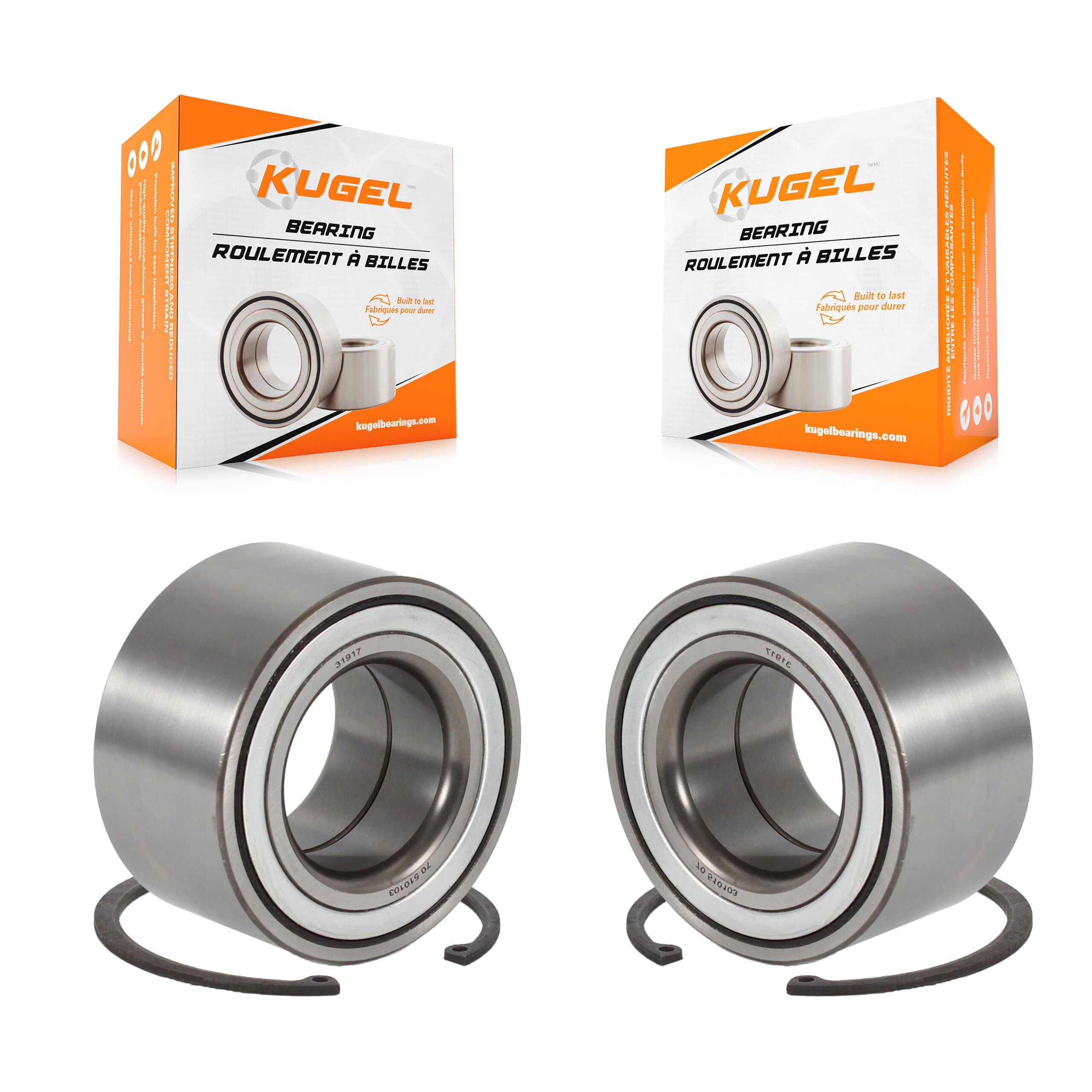 Kugel - K70-100540 - Front Wheel Bearing Kits image 1