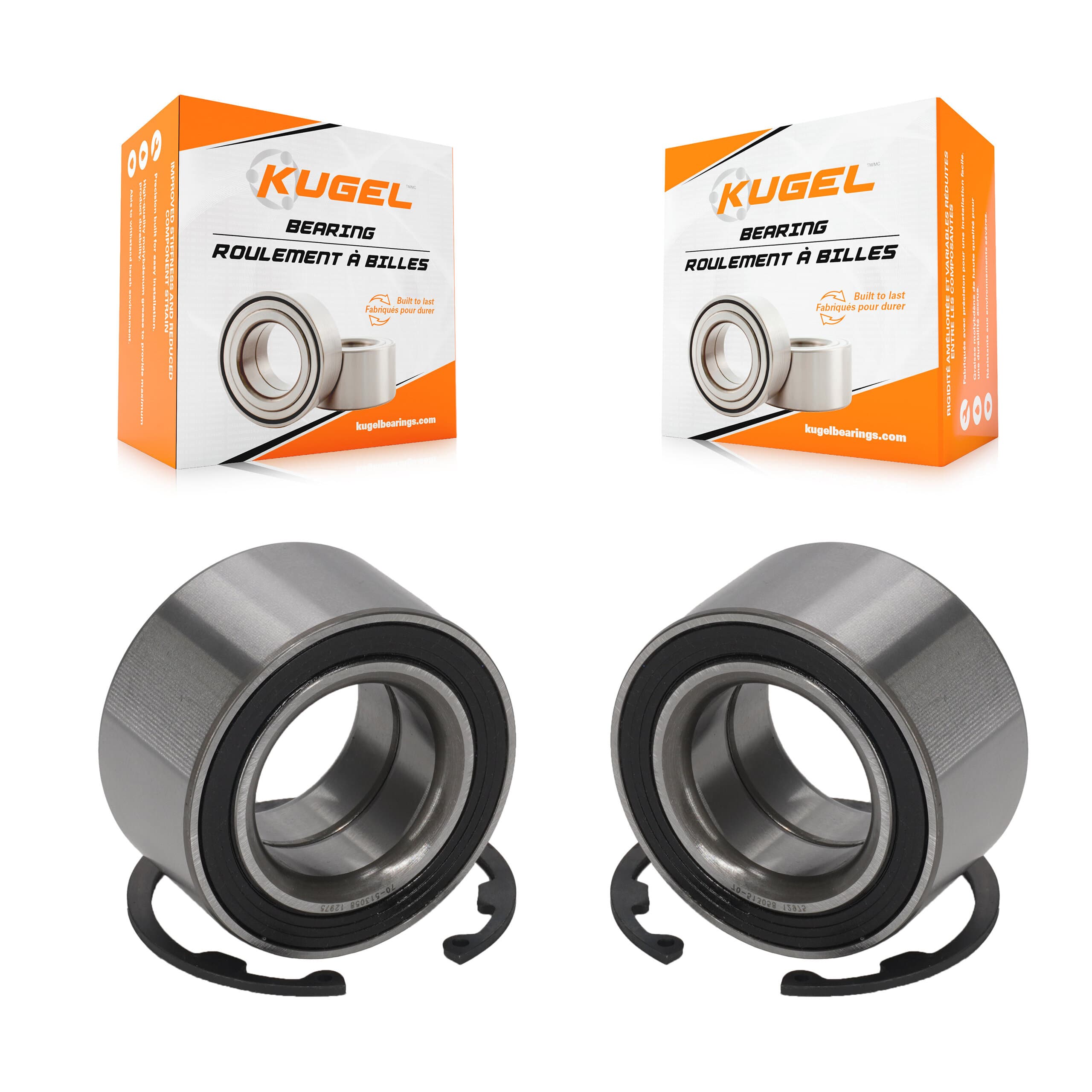 Kugel - K70-100550 - Front Wheel Bearing Kits image 1