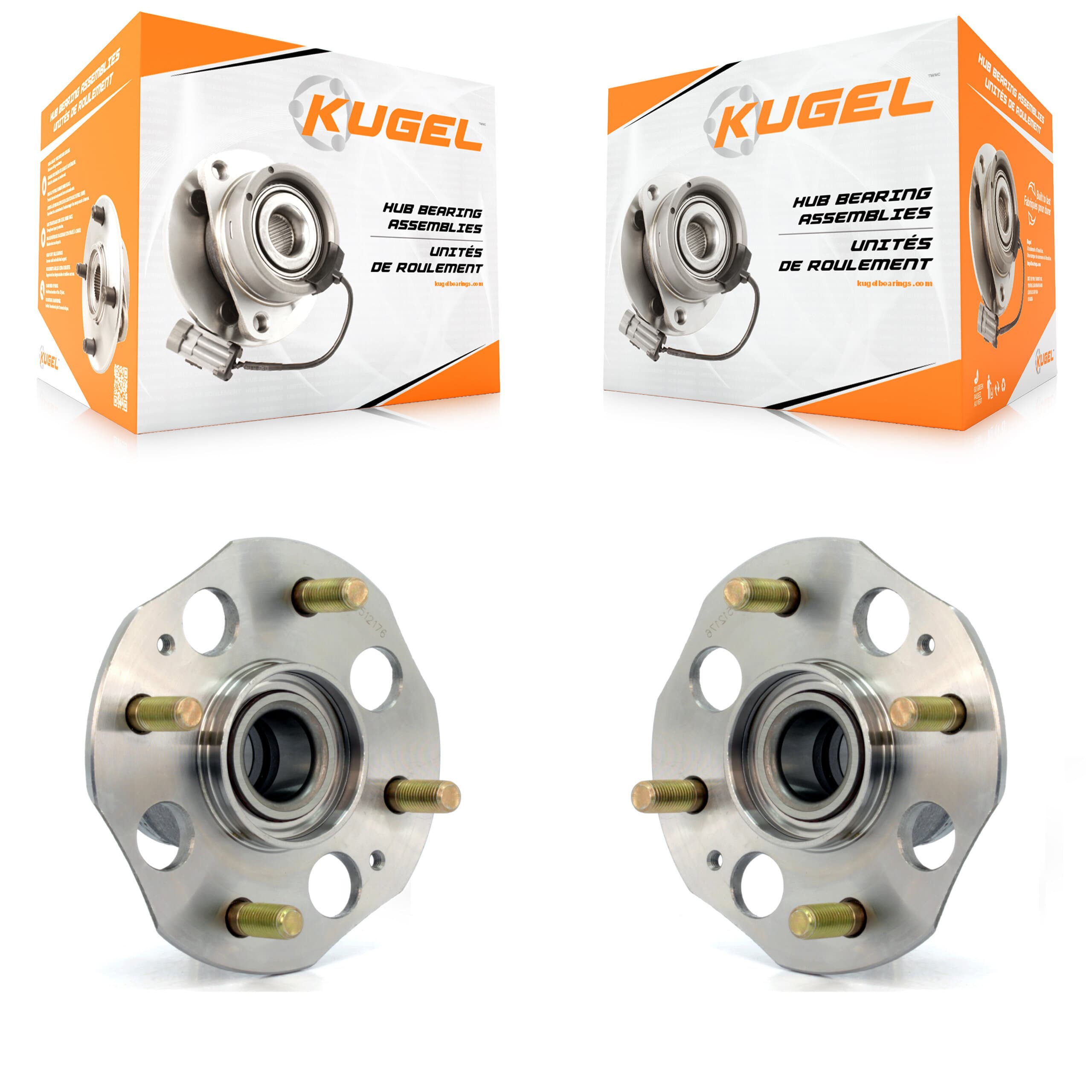 Kugel - K70-100585 - Rear Wheel Bearing and Hub Assembly Kits image 1