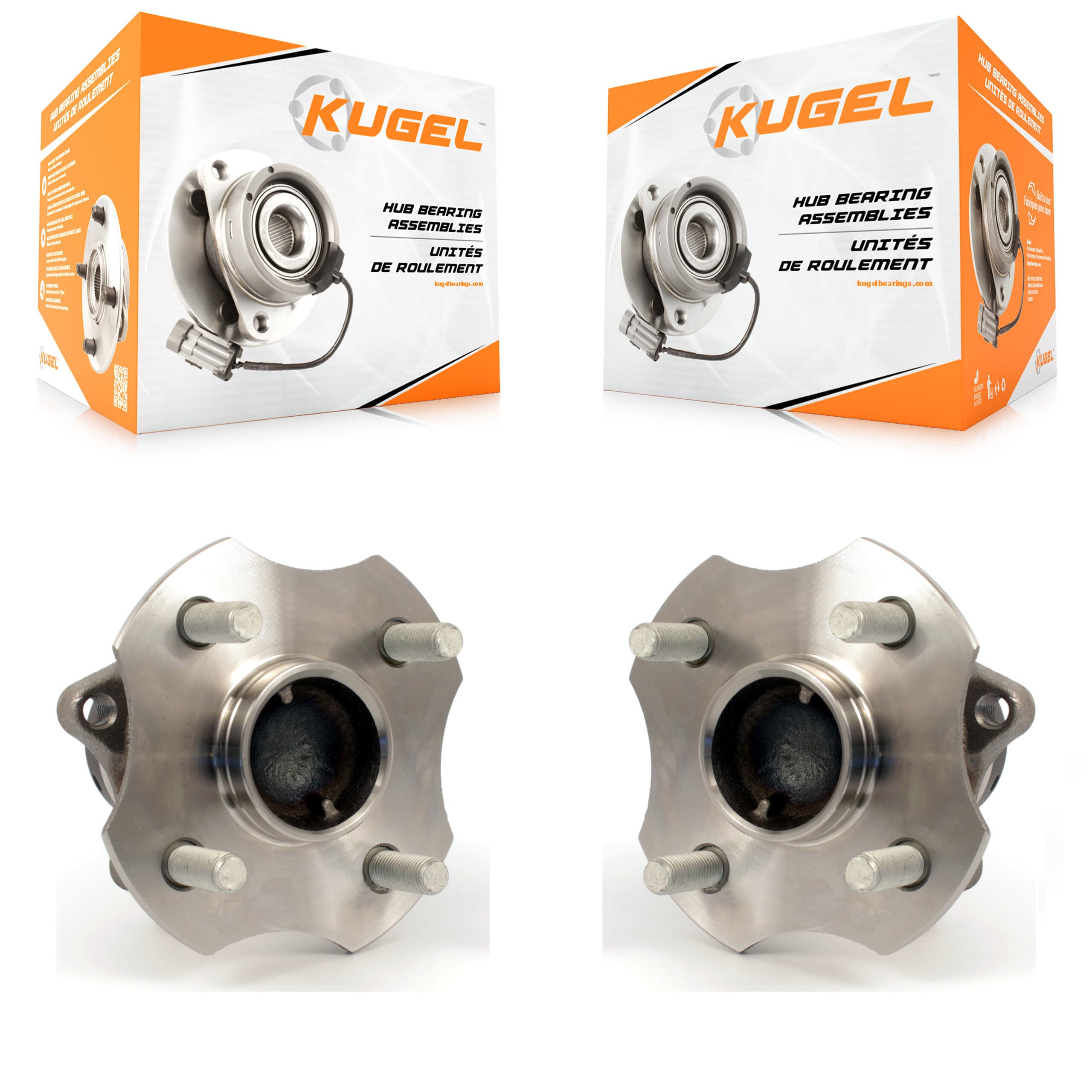 Kugel - K70-100602 - Rear Wheel Bearing and Hub Assembly Kits image 1