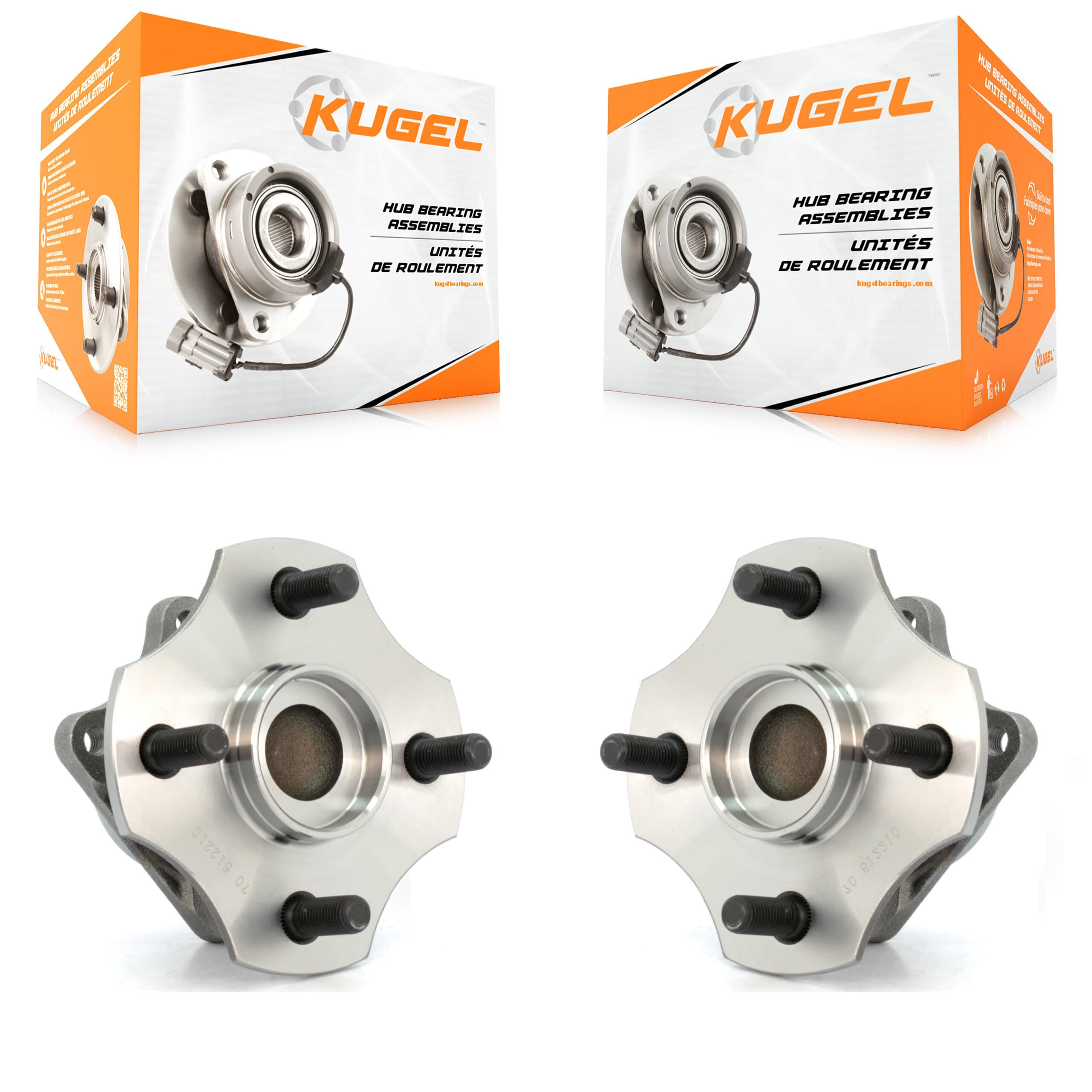 Kugel - K70-100603 - Rear Wheel Bearing and Hub Assembly Kits image 1