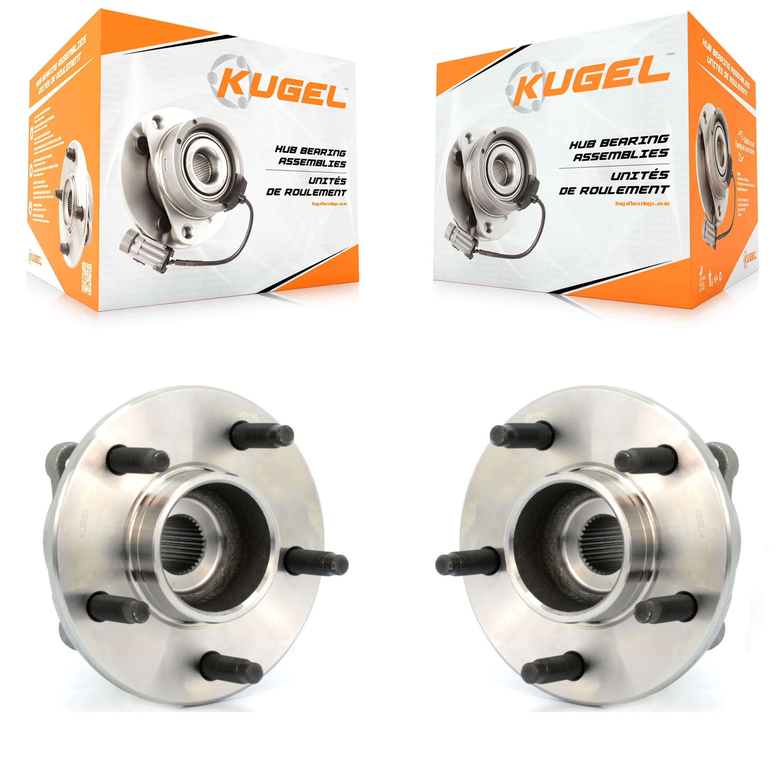 Kugel - K70-100610 - Rear Wheel Bearing and Hub Assembly Kits image 1