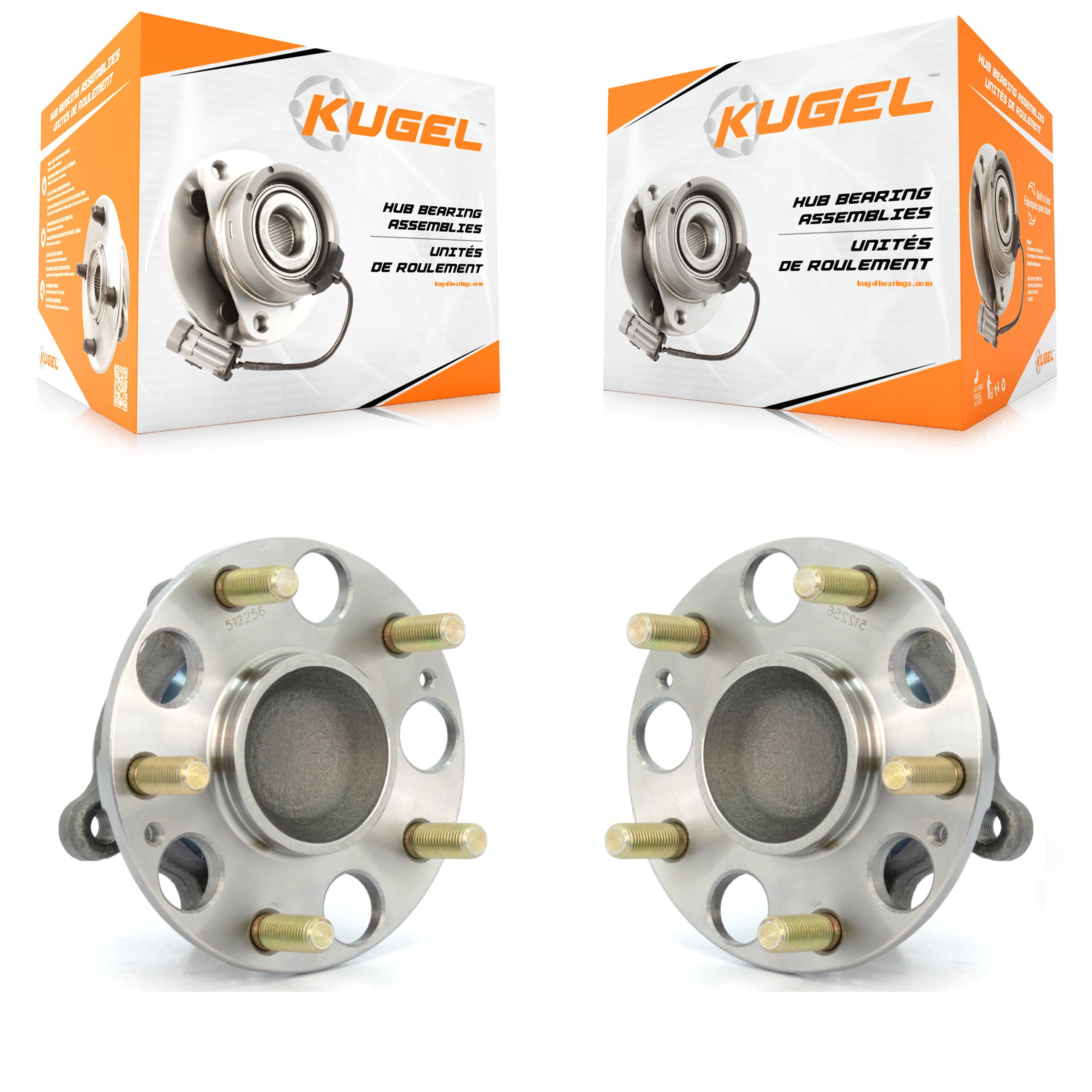 Kugel - K70-100620 - Rear Wheel Bearing and Hub Assembly Kits image 1