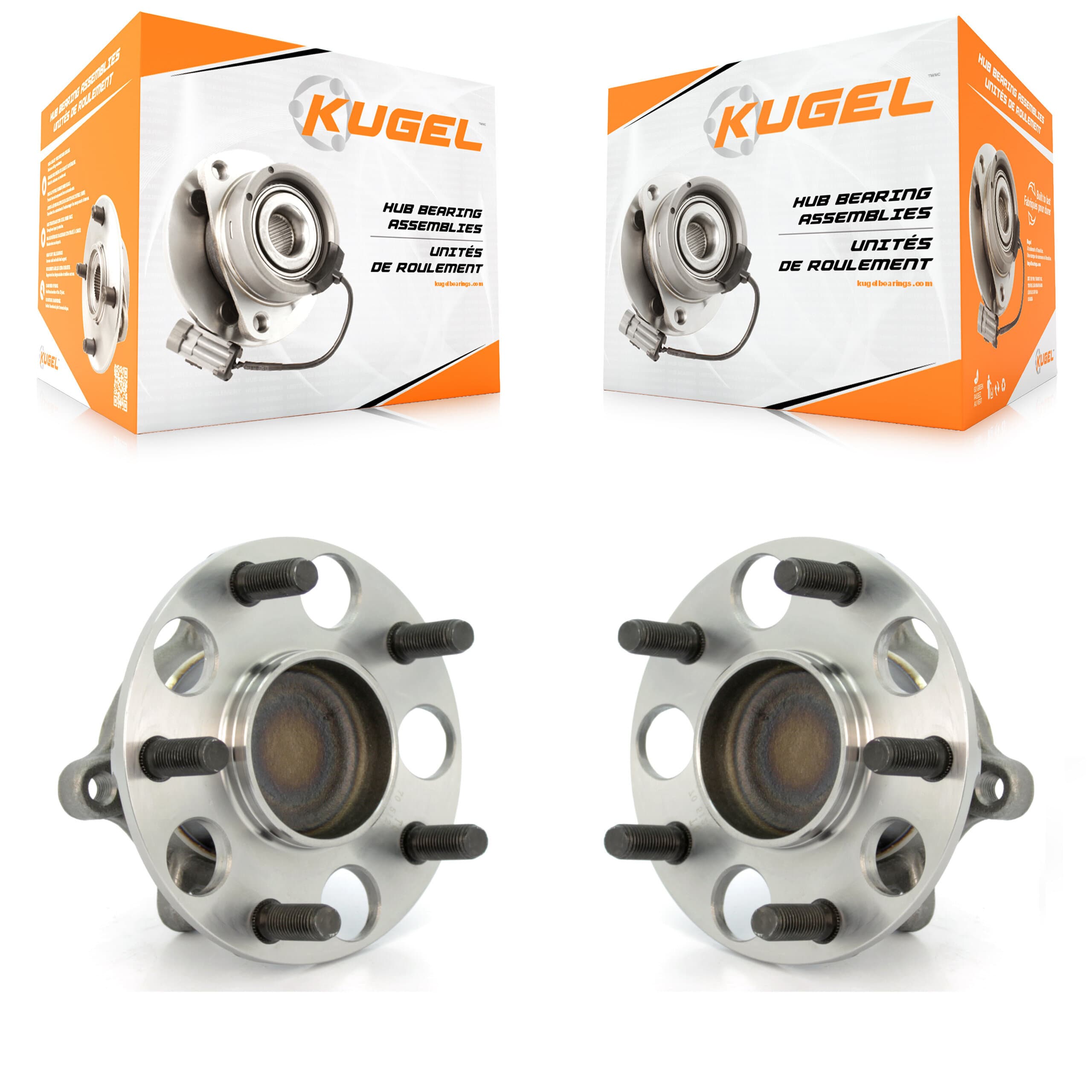 Kugel - K70-100621 - Rear Wheel Bearing and Hub Assembly Kits image 1