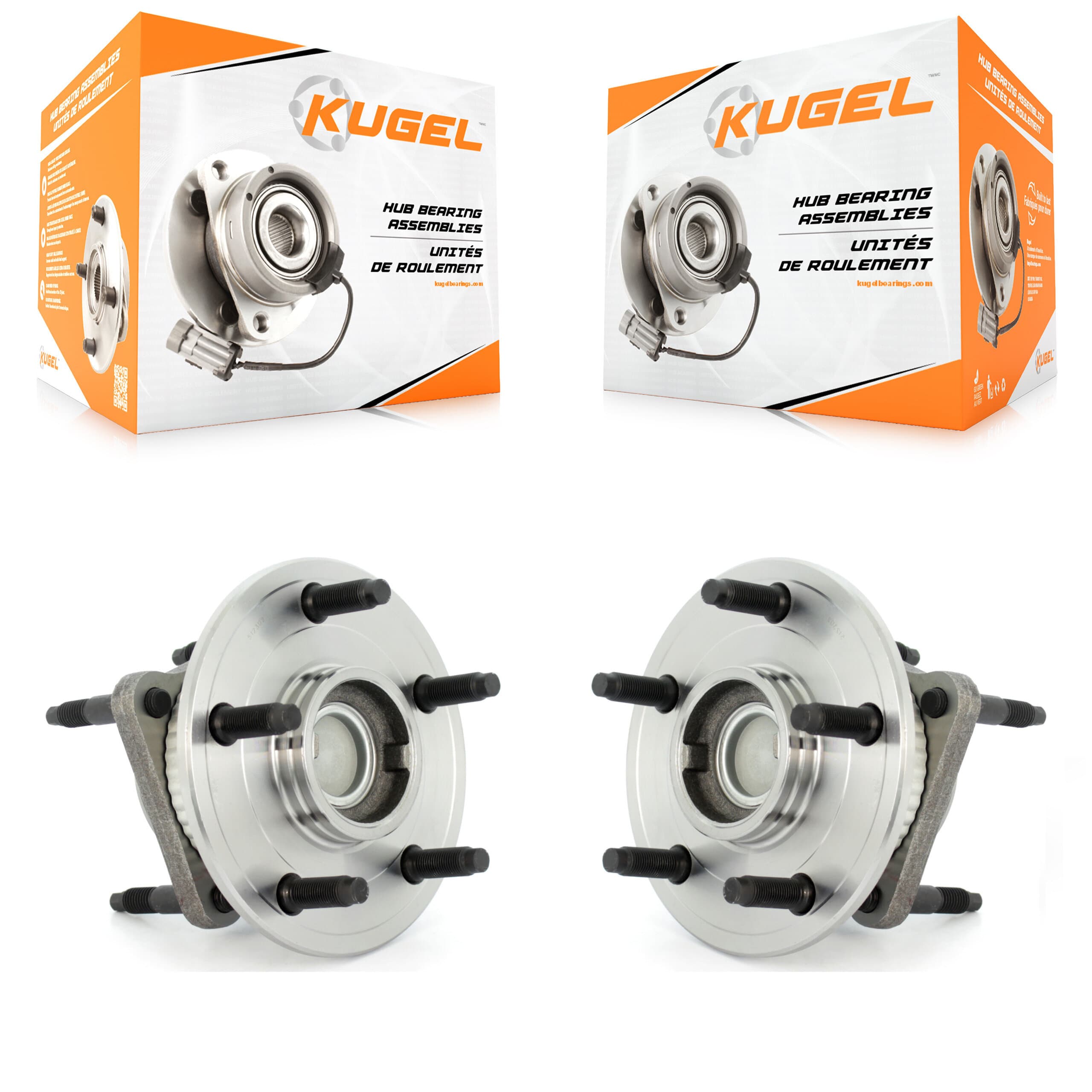 Kugel - K70-100644 - Rear Wheel Bearing and Hub Assembly Kits image 1