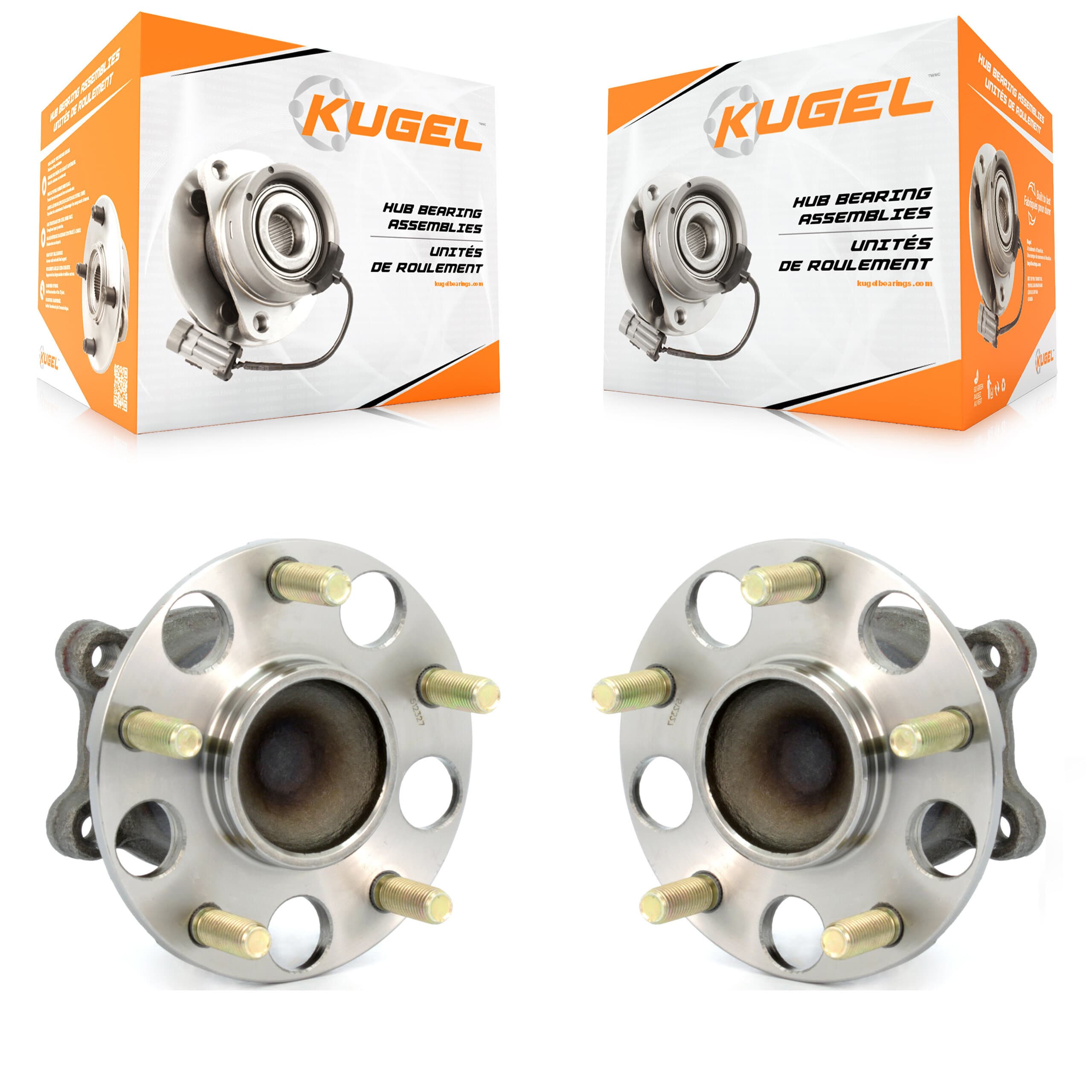 Kugel - K70-100662 - Rear Wheel Bearing and Hub Assembly Kits image 1