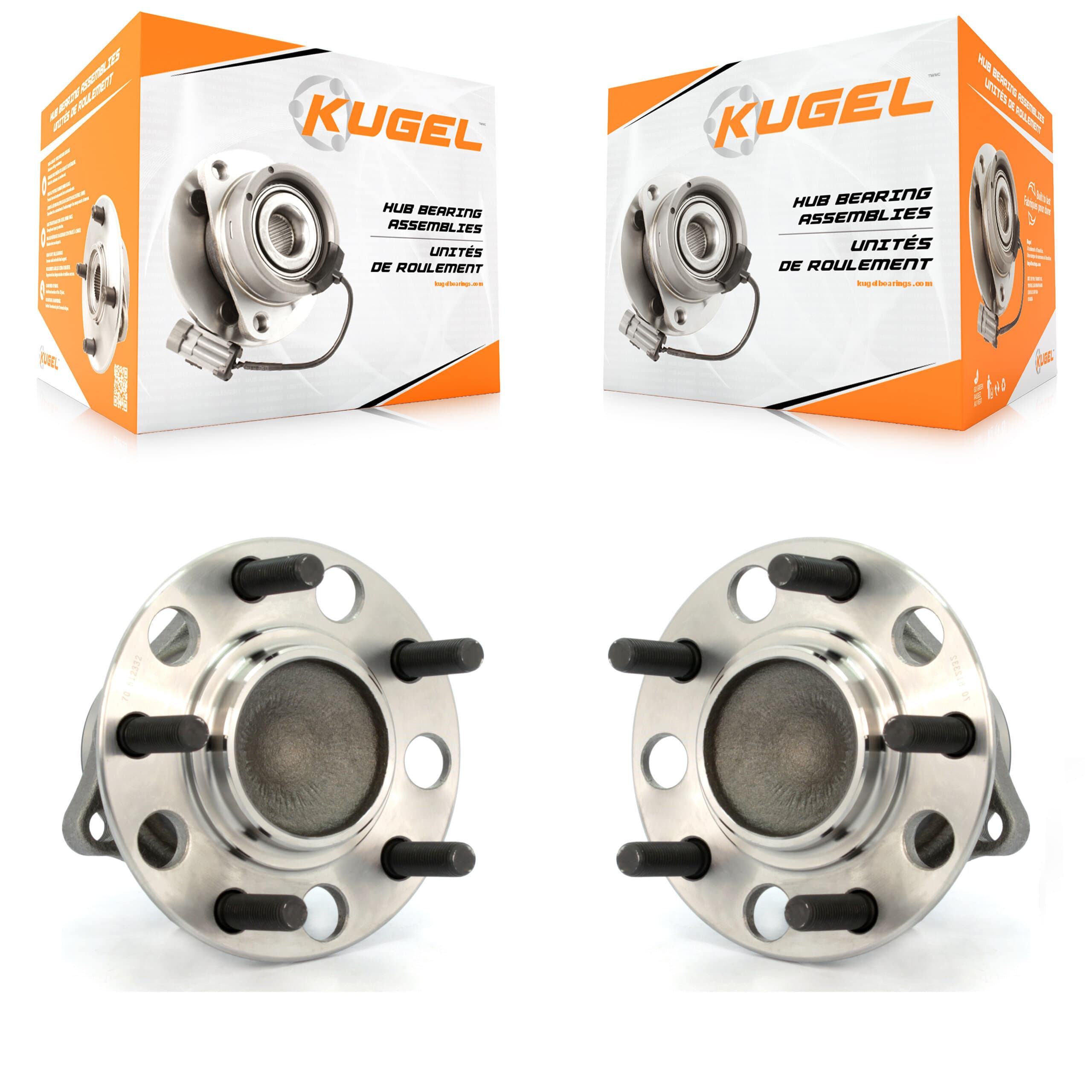 Kugel - K70-100667 - Rear Wheel Bearing and Hub Assembly Kits image 1