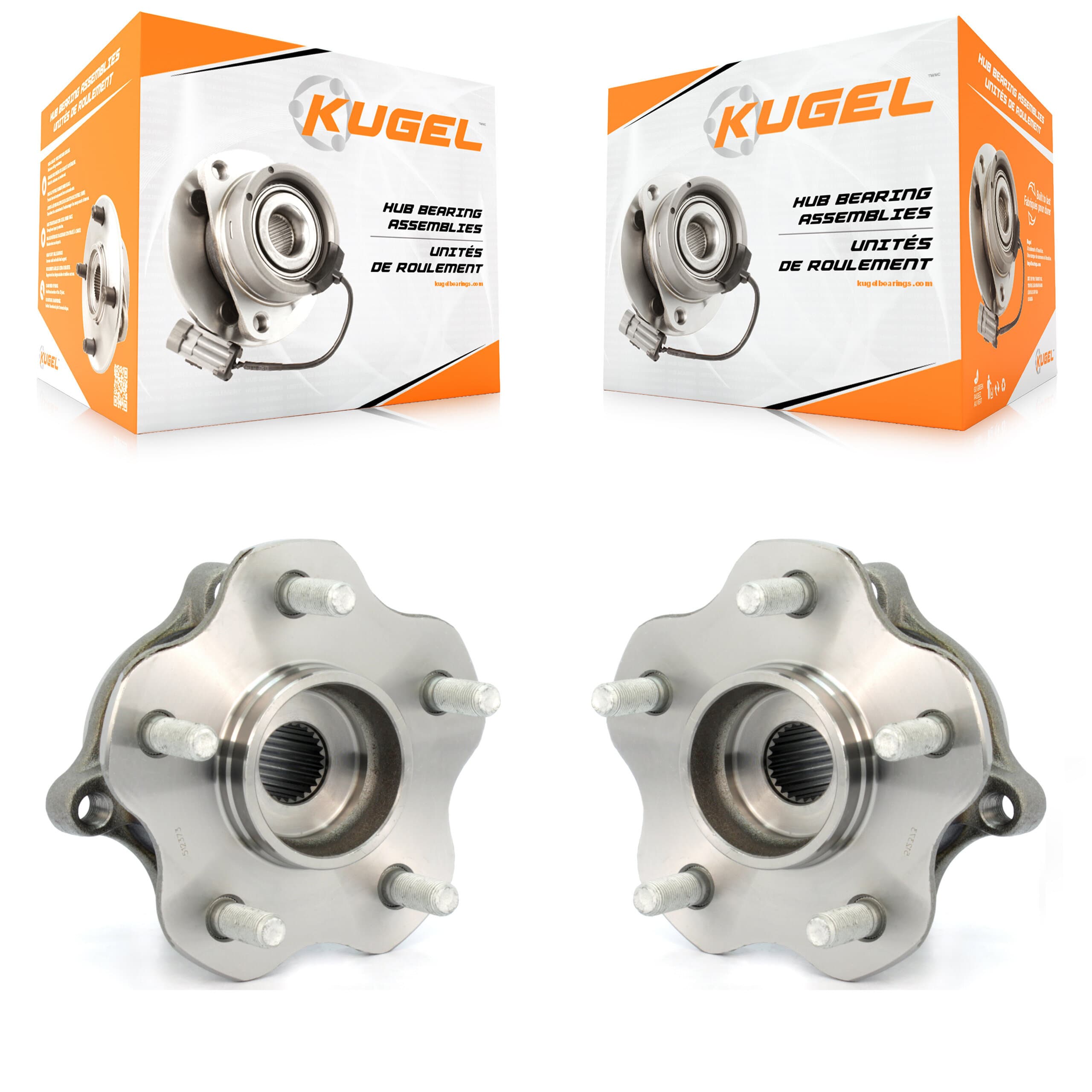 Kugel - K70-100694 - Rear Wheel Bearing and Hub Assembly Kits image 1