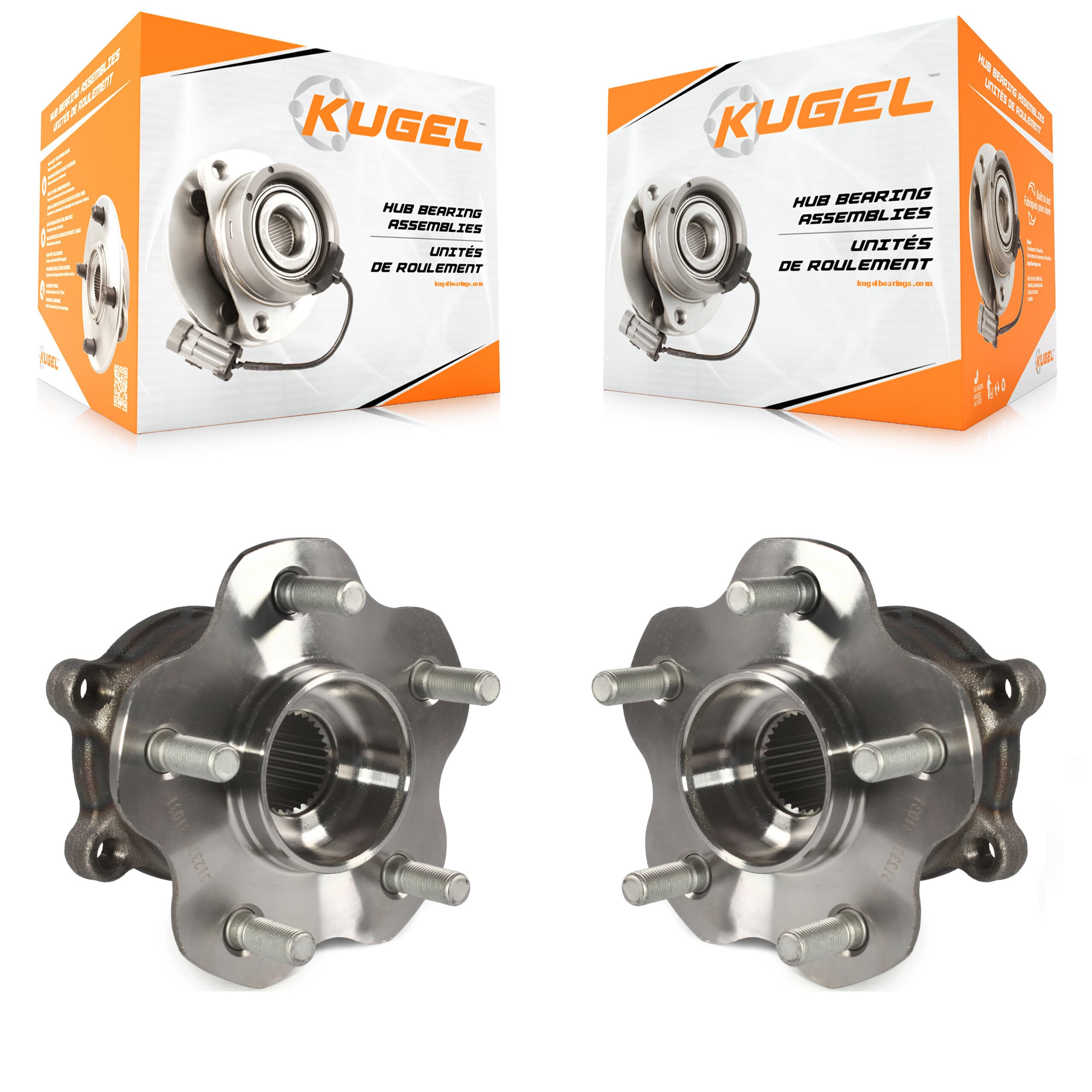 Kugel - K70-100697 - Rear Wheel Bearing and Hub Assembly Kits image 1