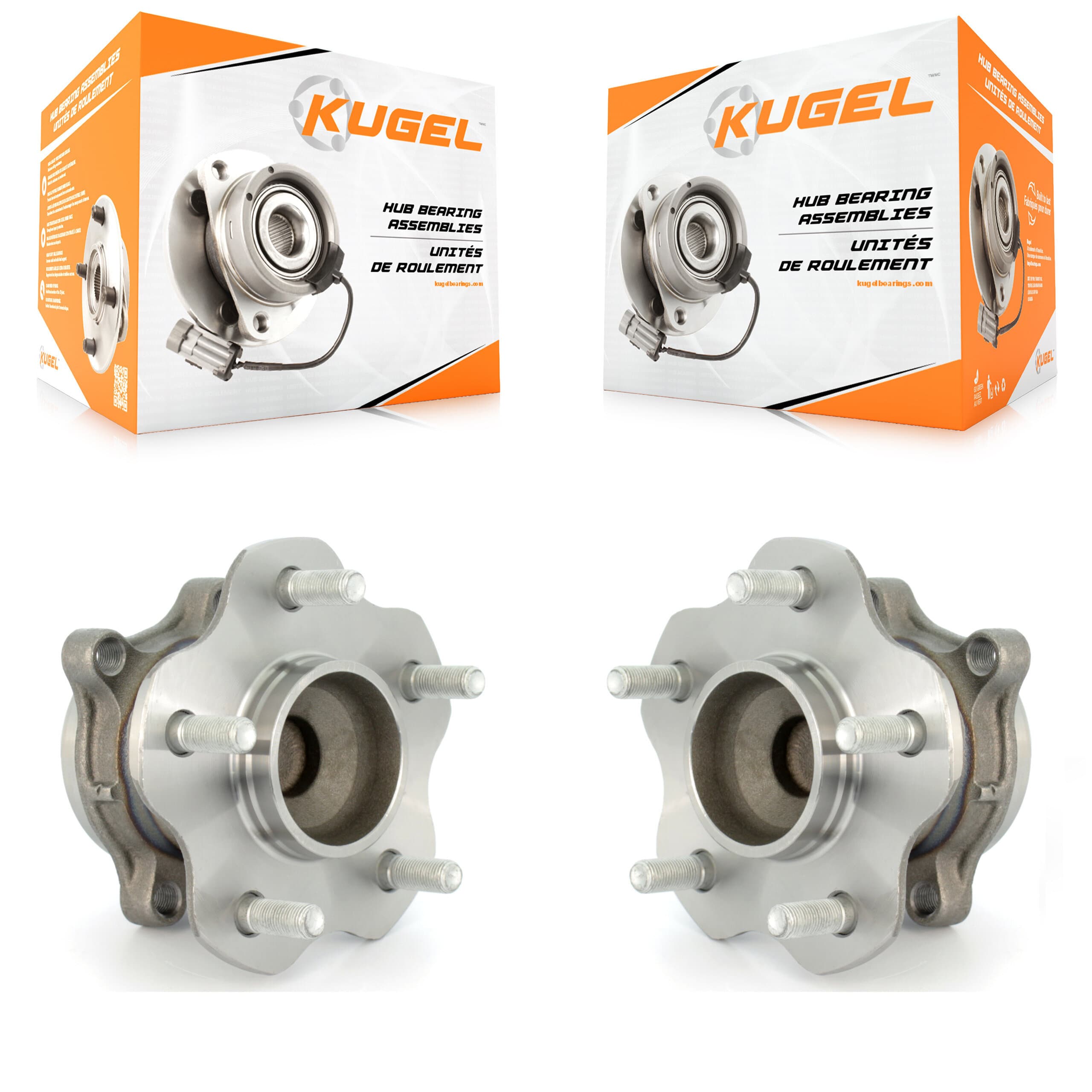 Kugel - K70-100701 - Rear Wheel Bearing and Hub Assembly Kits image 1