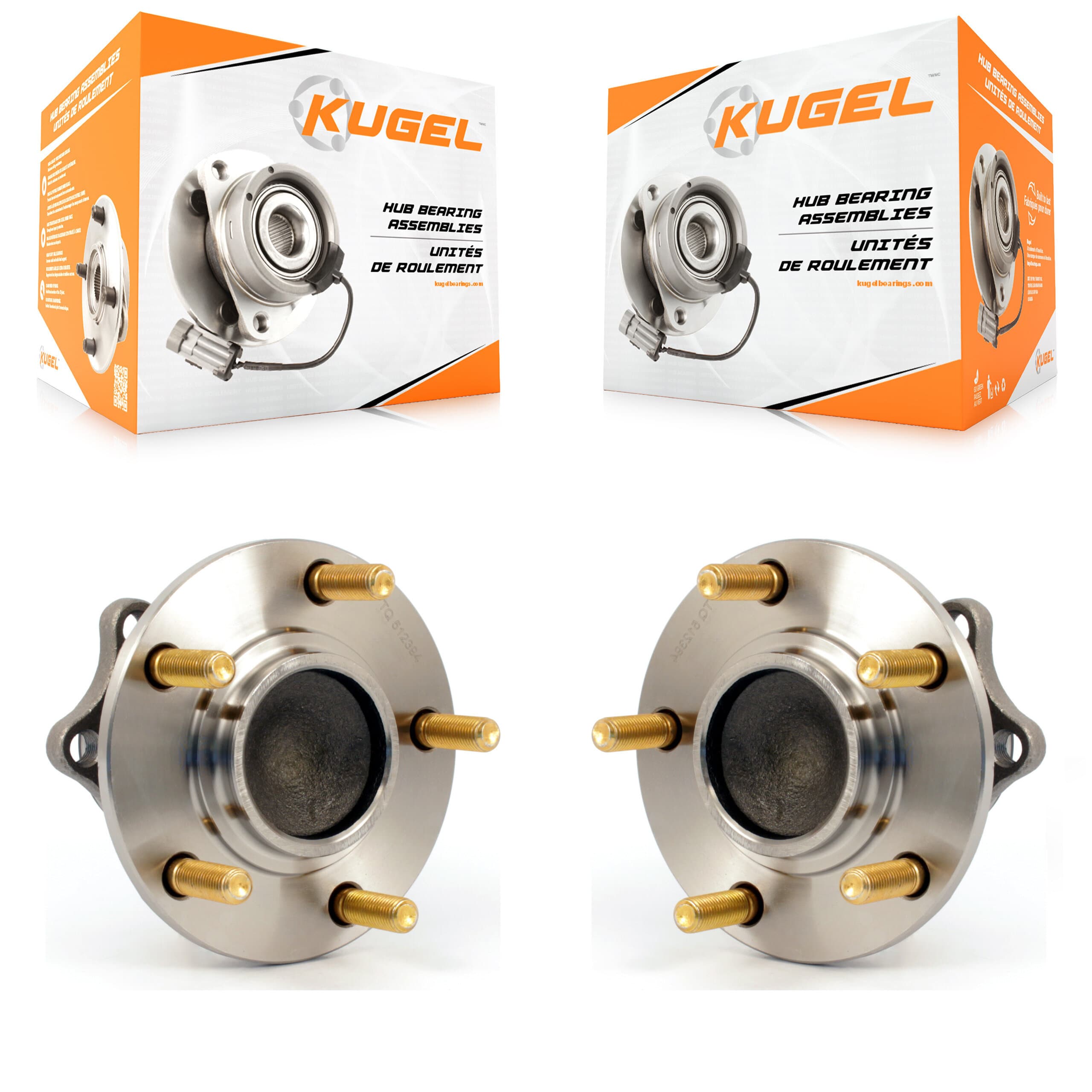 Kugel - K70-100709 - Rear Wheel Bearing and Hub Assembly Kits image 1