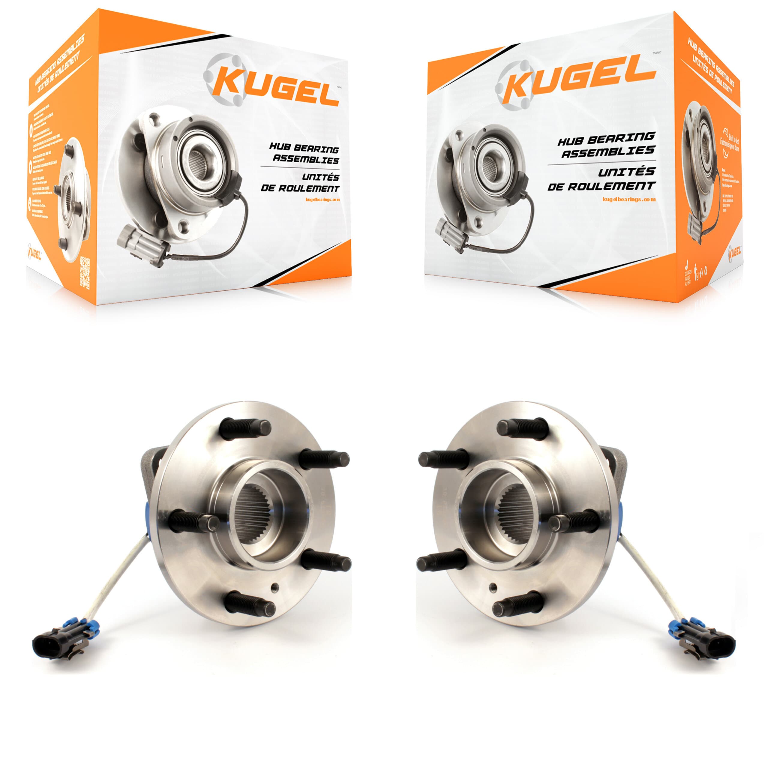 Kugel - K70-100767 - Rear Wheel Bearing and Hub Assembly Kits image 1