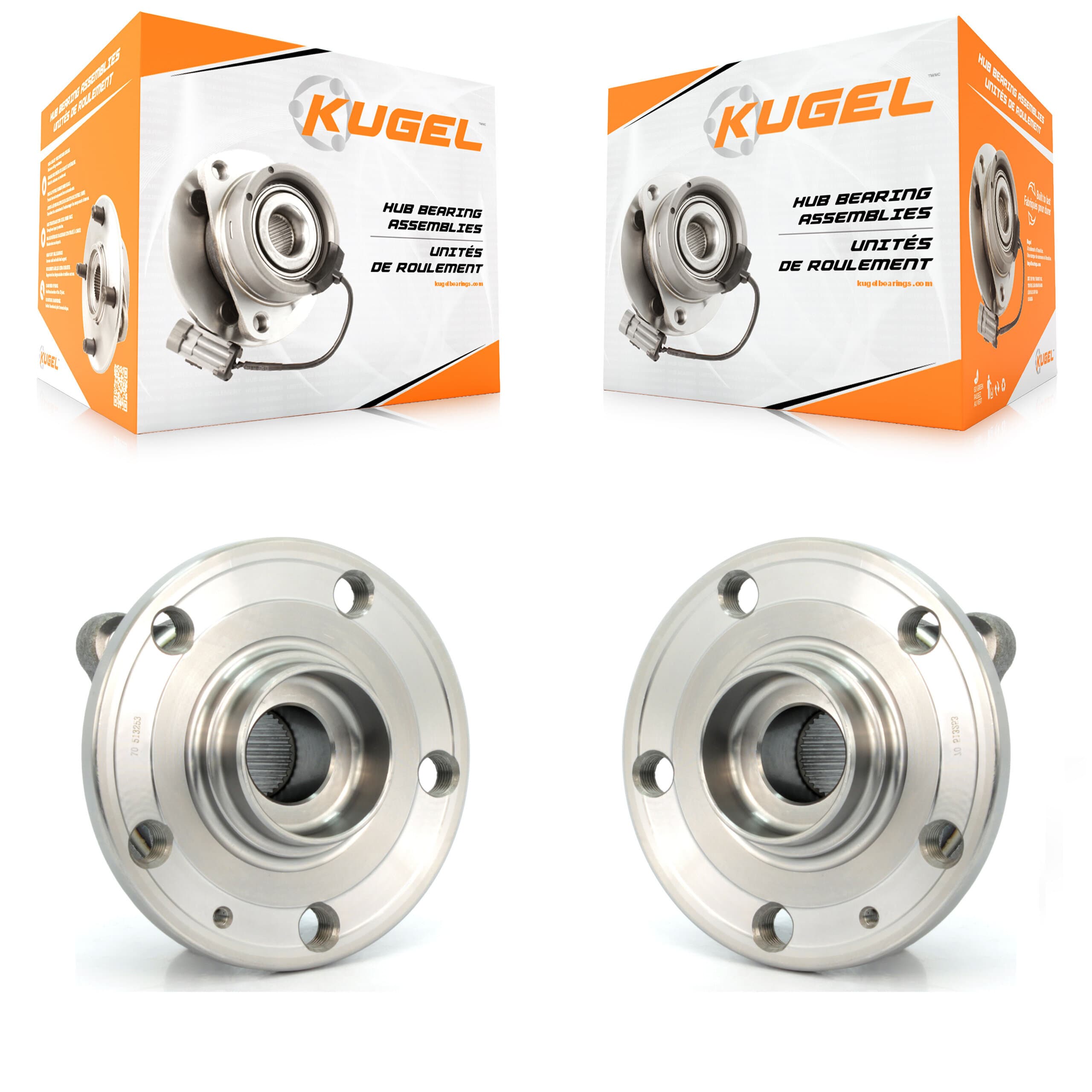 Kugel - K70-100771 - Rear Wheel Bearing and Hub Assembly Kits image 1
