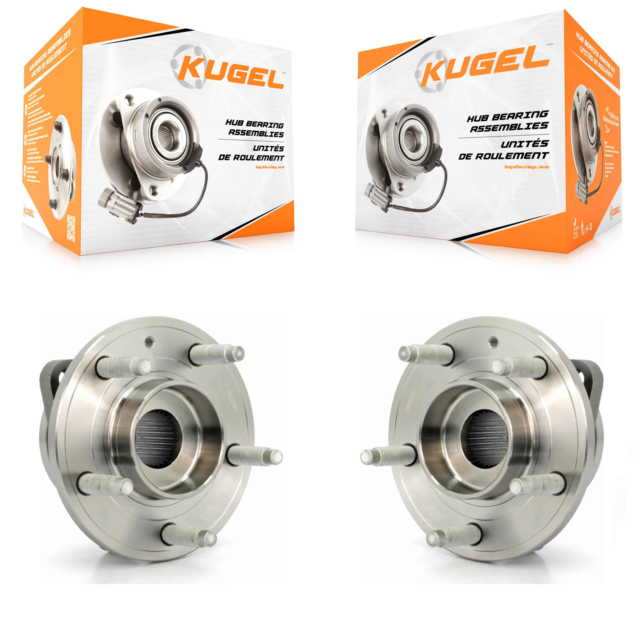 Kugel - K70-100782 - Rear Wheel Bearing and Hub Assembly Kits image 1