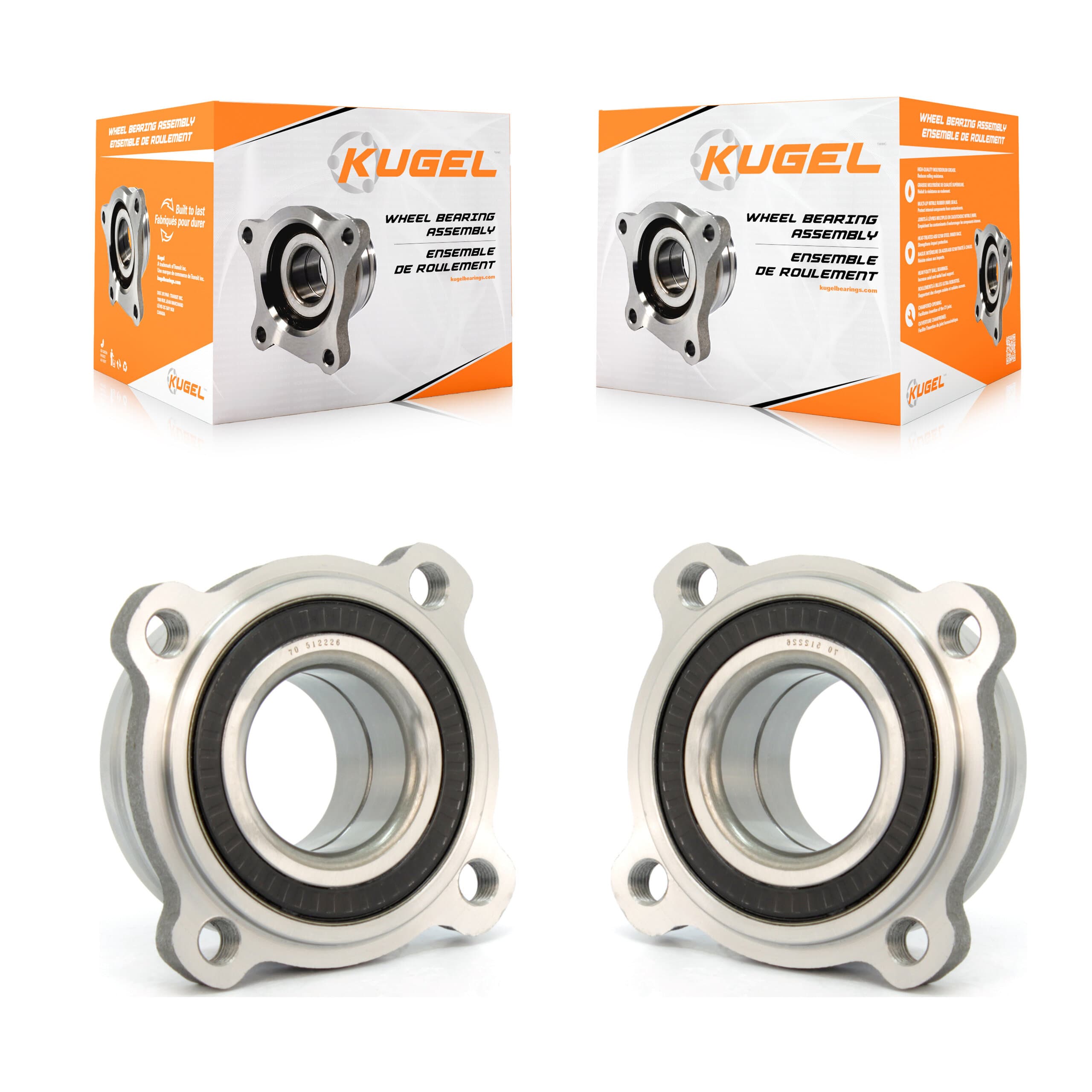 Kugel - K70-101023 - Rear Wheel Bearing Assembly Kits image 1