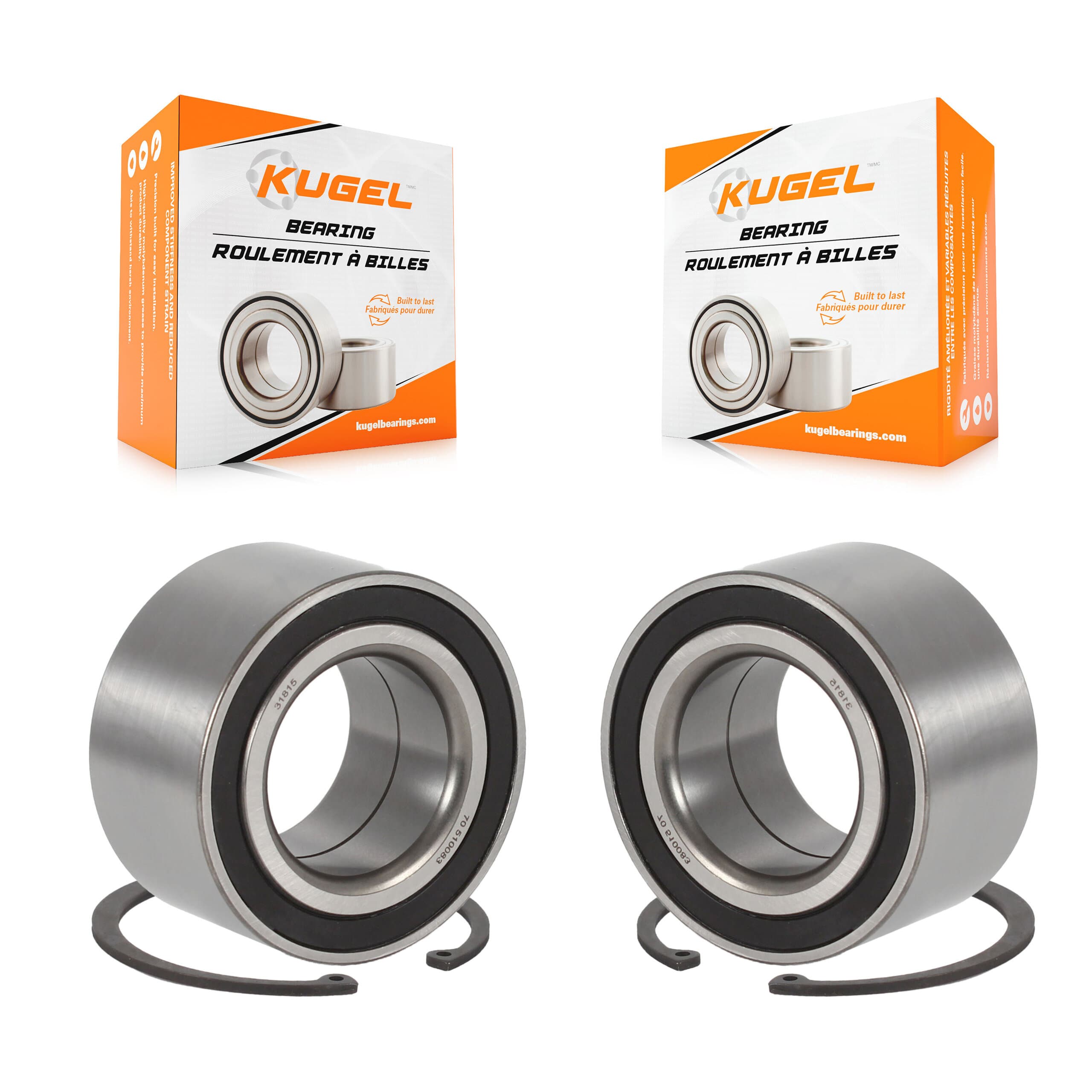 Kugel - K70-101059 - Rear Wheel Bearing Kits image 1