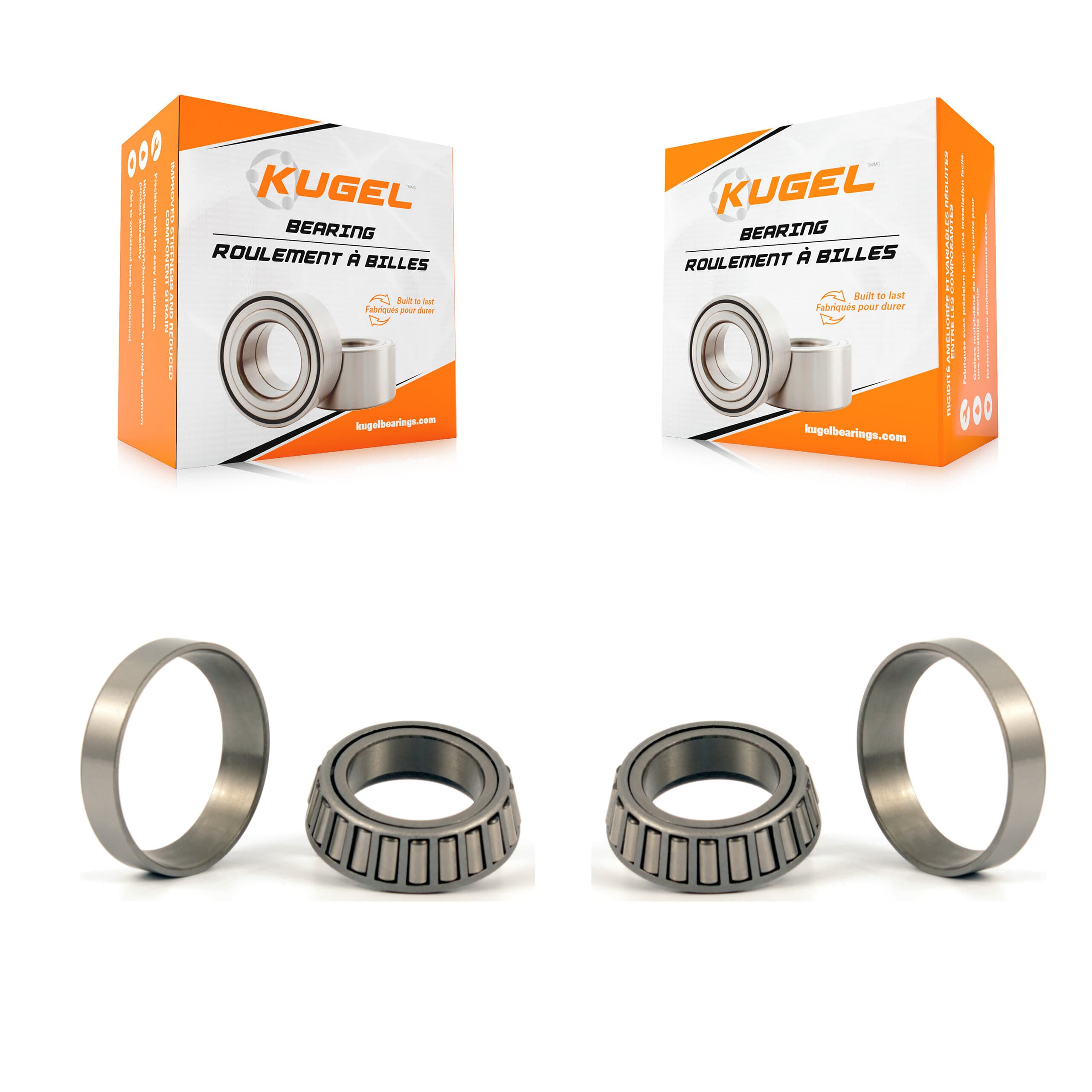 Kugel - K70-101322 - Front Inner Wheel Bearing and Race Set Kits image 1