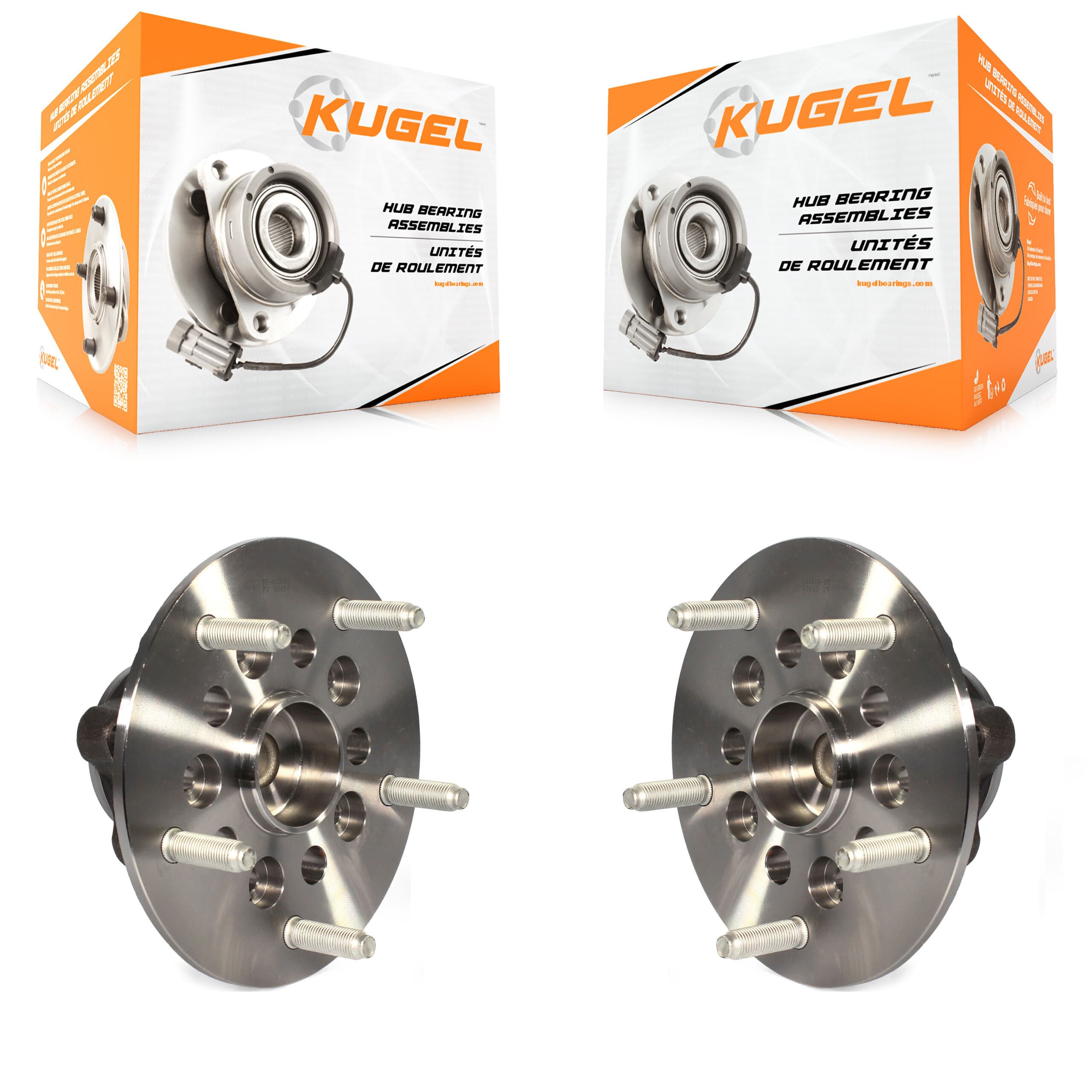 Kugel - K70-101492 - Front Wheel Bearing and Hub Assembly Kits image 1
