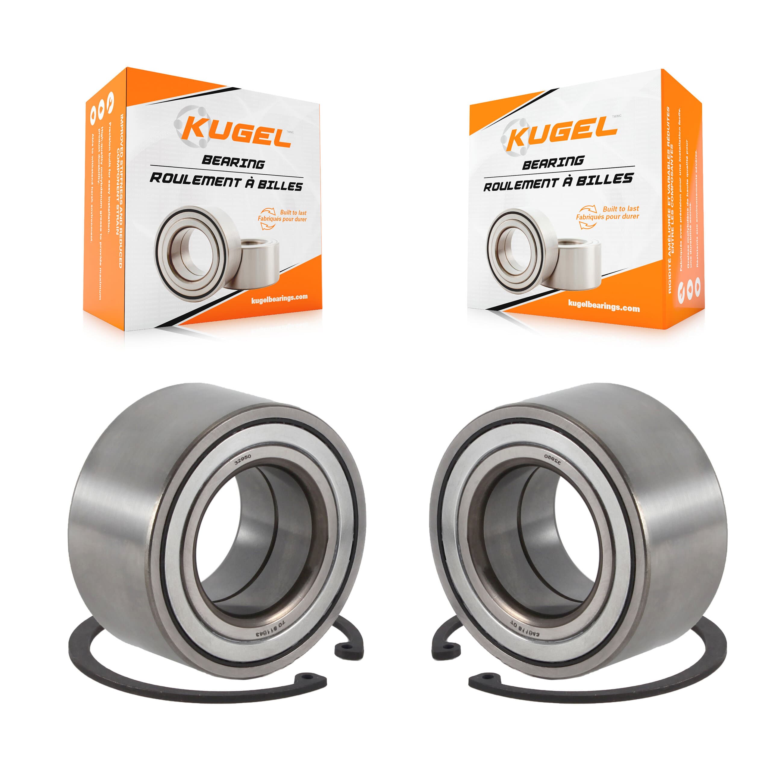 Kugel - K70-101520 - Front Wheel Bearing Kits image 1