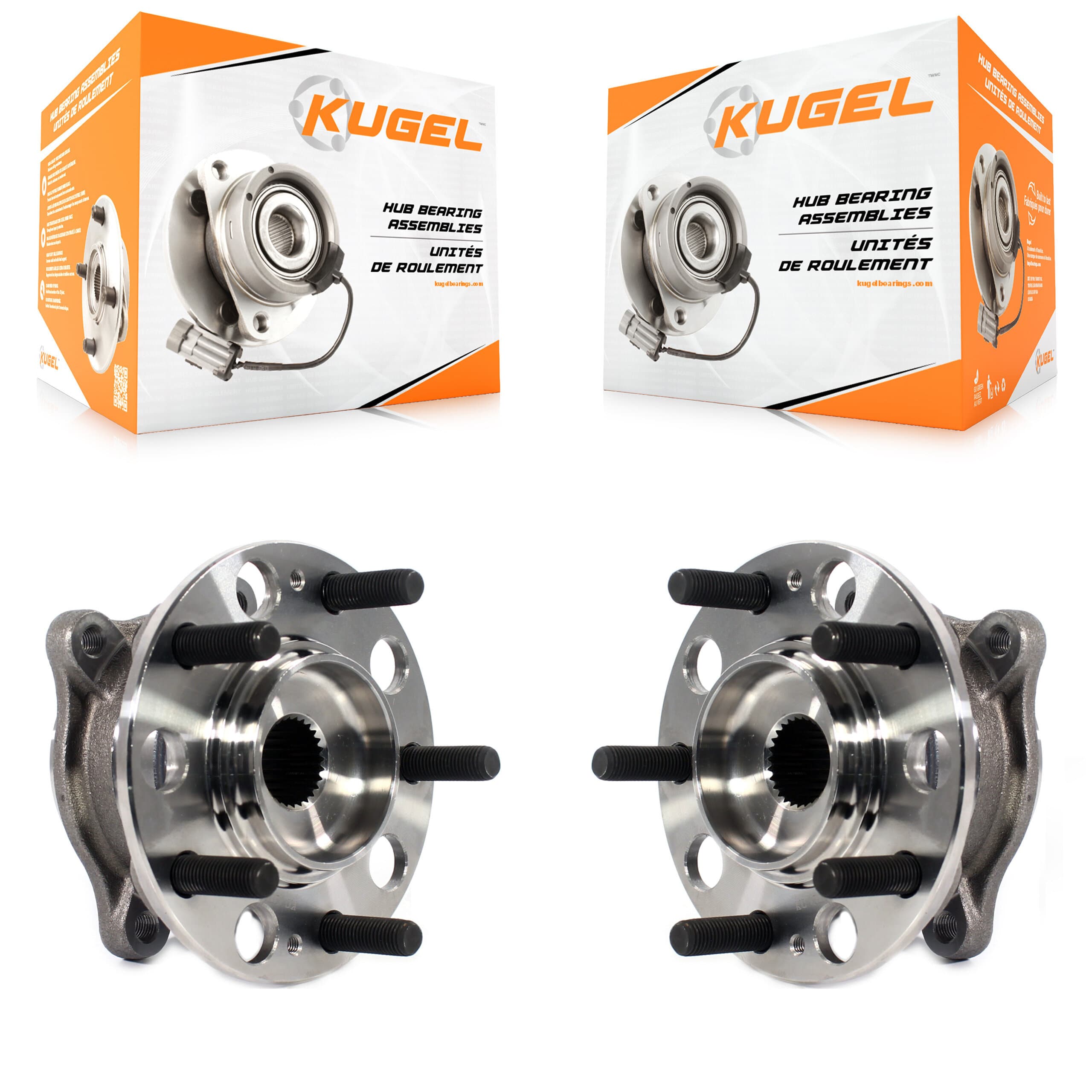 Kugel - K70-101716 - Rear Wheel Bearing and Hub Assembly Kits image 1