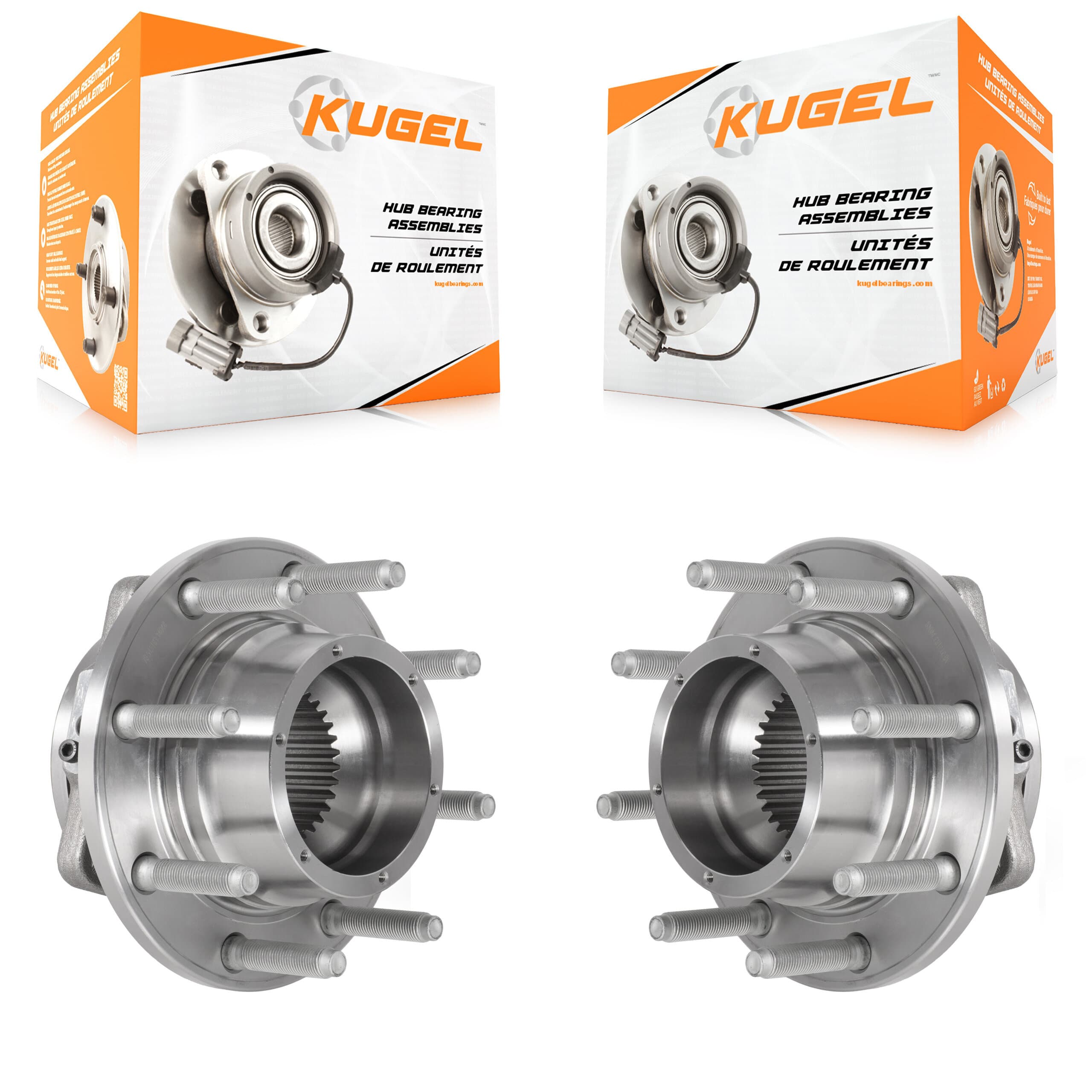 Kugel - K70-101876 - Front Wheel Bearing and Hub Assembly Kits image 1