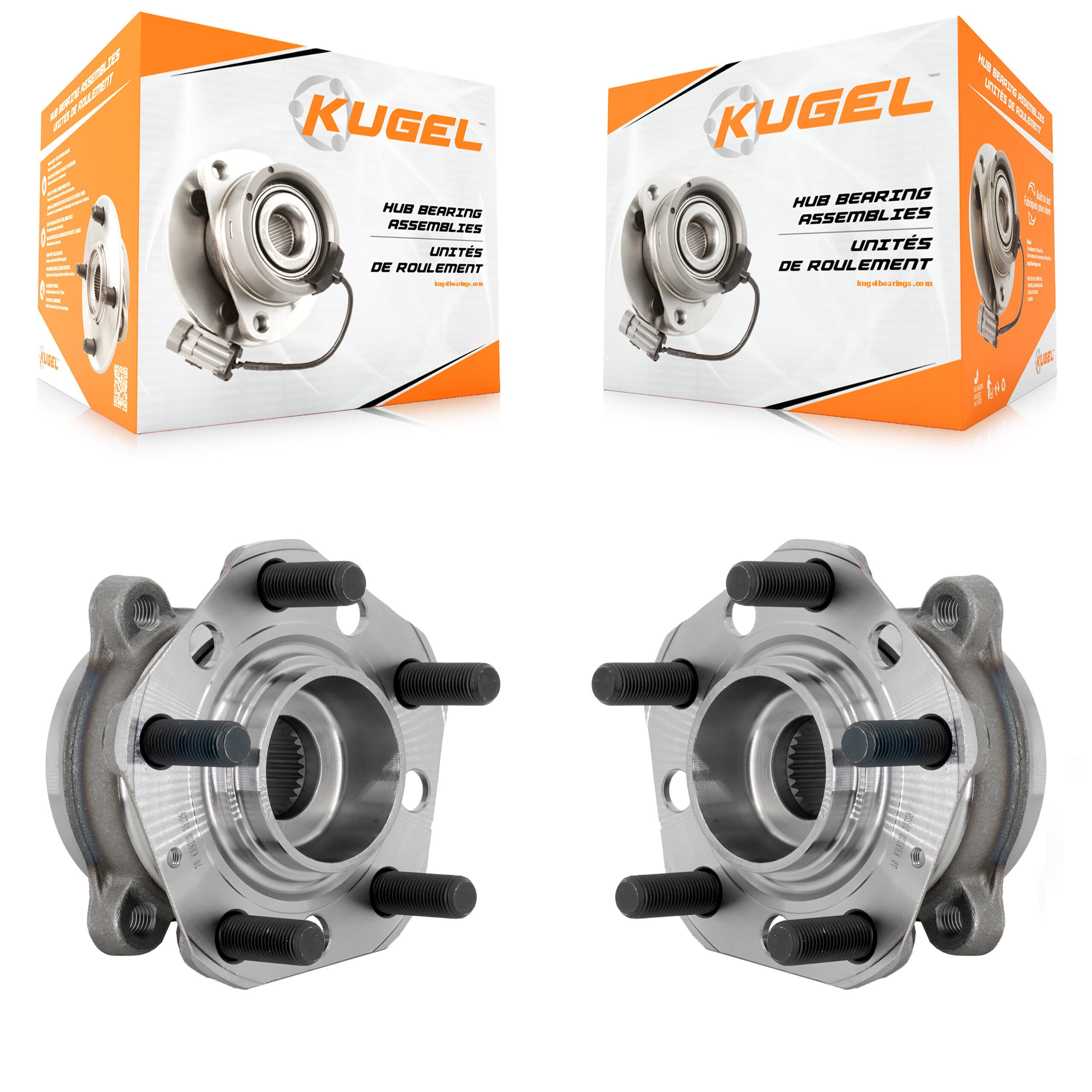Kugel - K70-102064 - Front Wheel Bearing and Hub Assembly Kits image 1