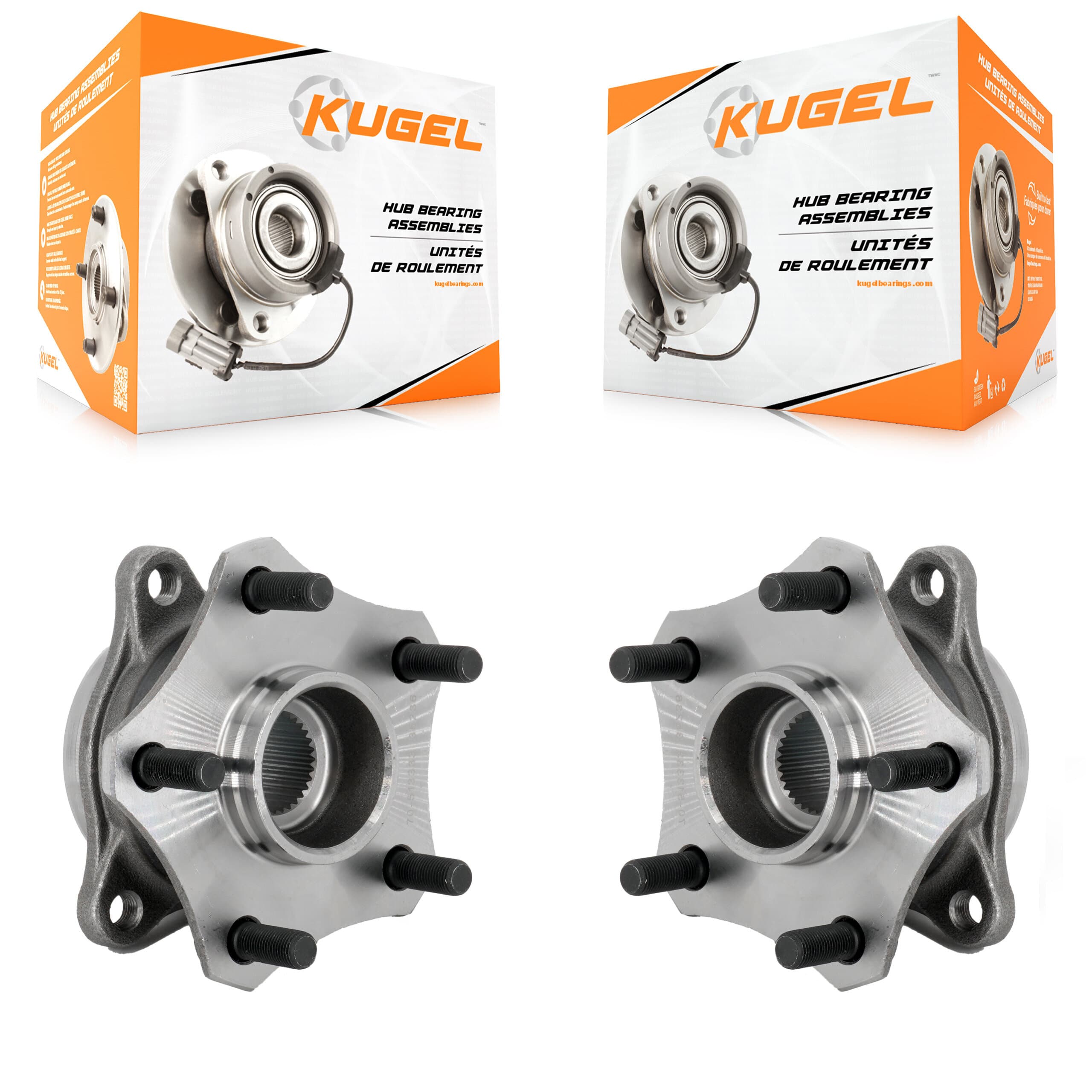 Kugel - K70-102065 - Front Wheel Bearing and Hub Assembly Kits image 1