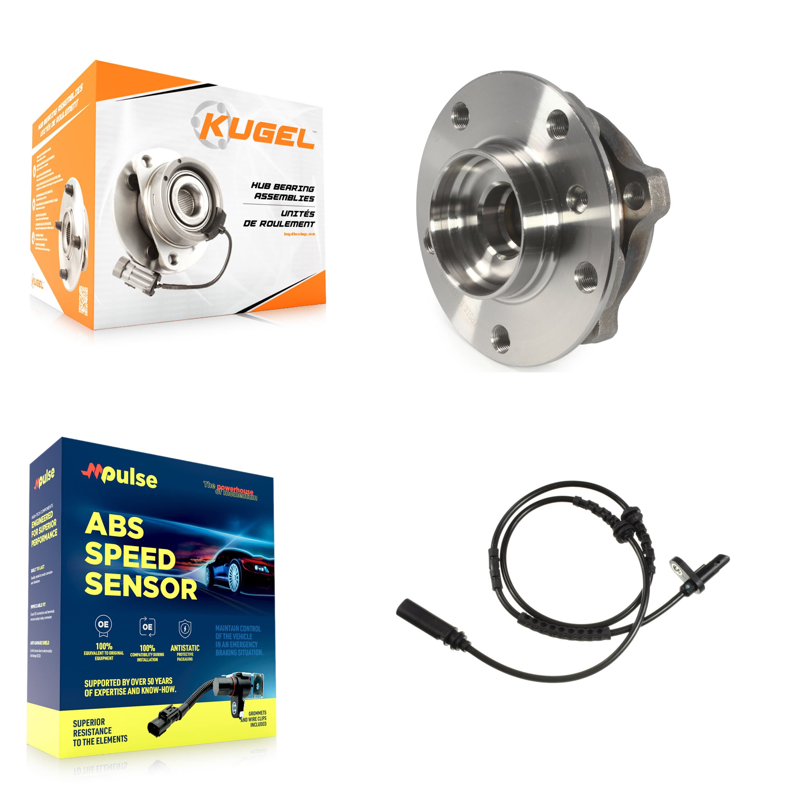 Kugel - K7S-100042 - Front Wheel Bearing and Hub Assembly Kits image 1