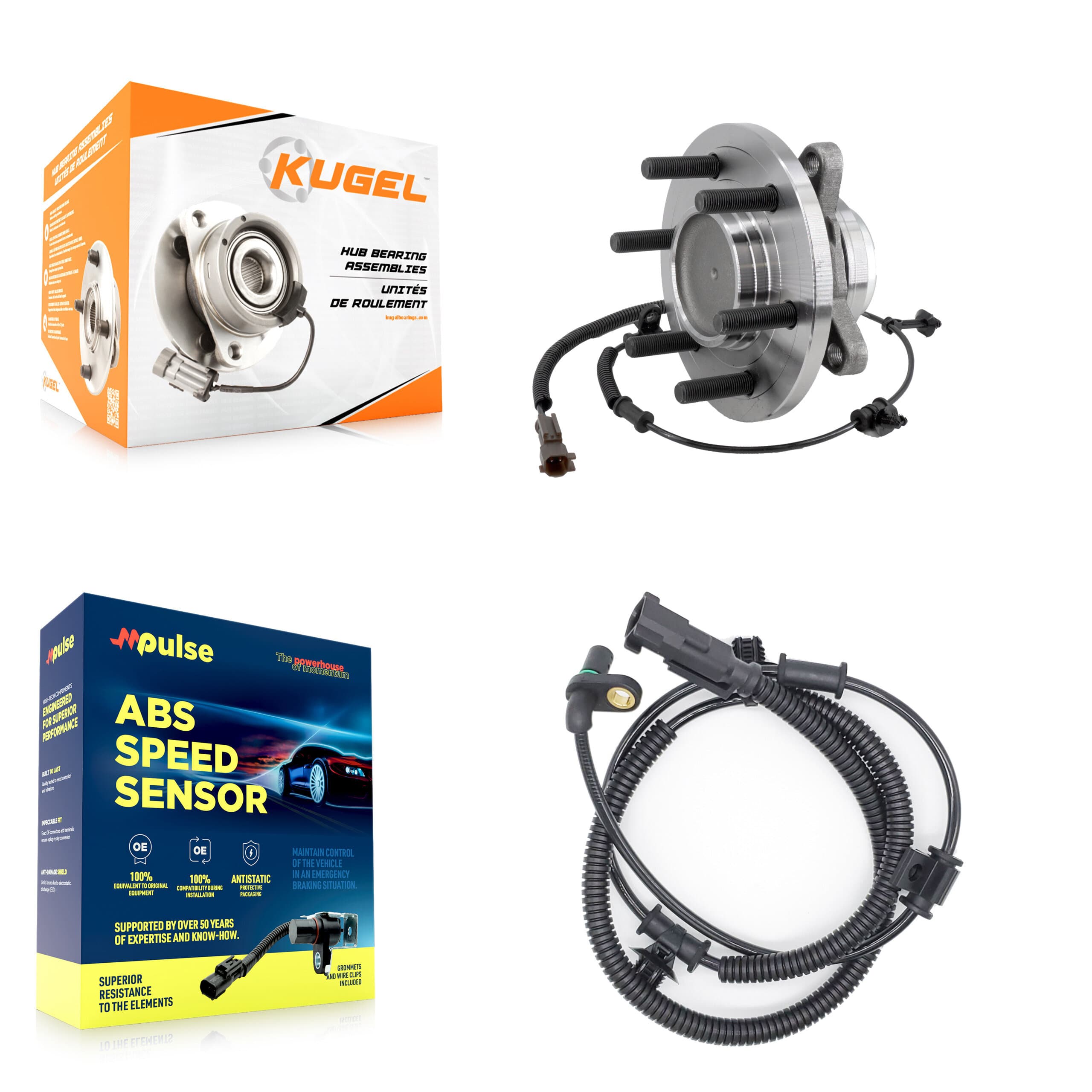 Kugel - K7S-100051 - Front Wheel Bearing and Hub Assembly Kits image 1