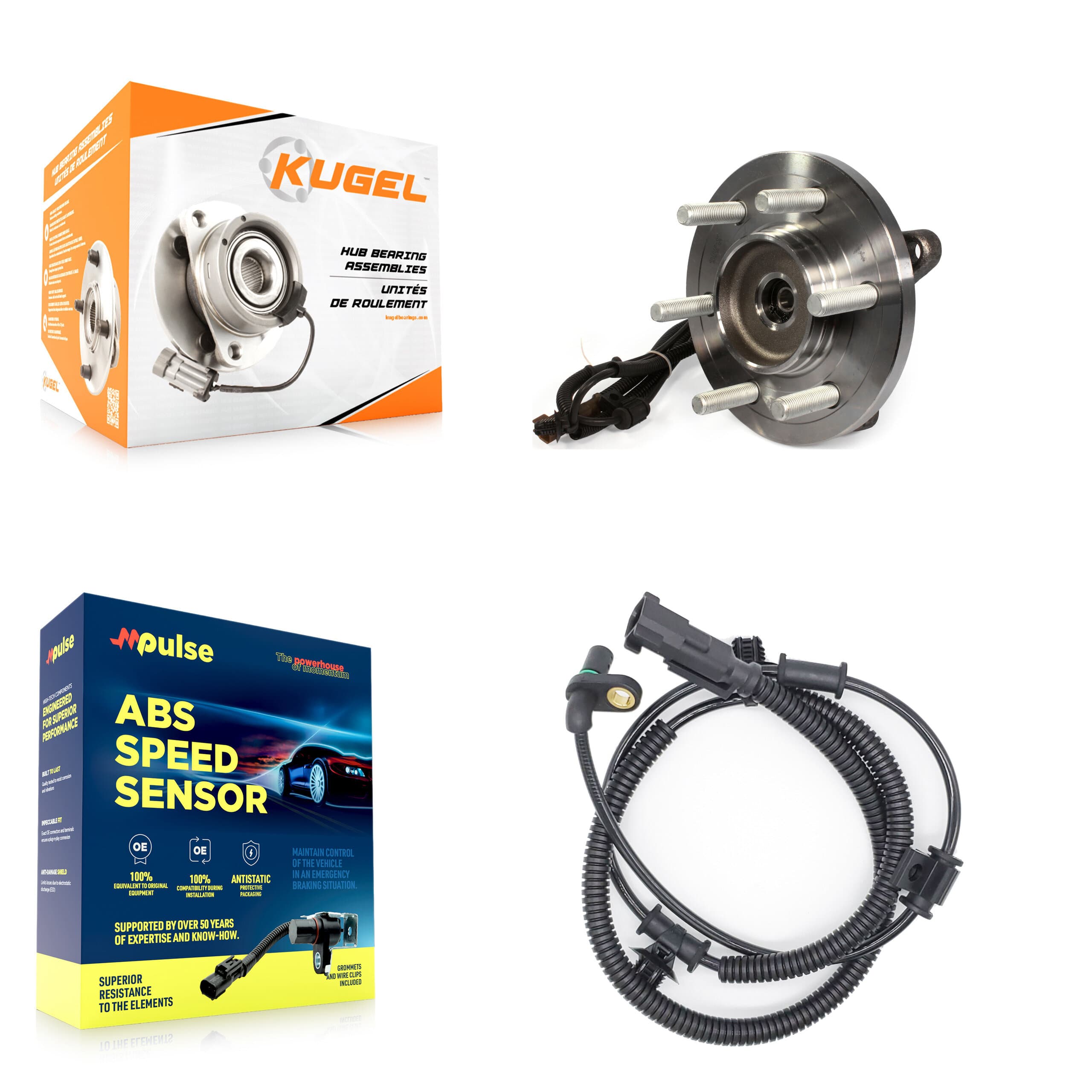 Kugel - K7S-100057 - Front Wheel Bearing and Hub Assembly Kits image 1