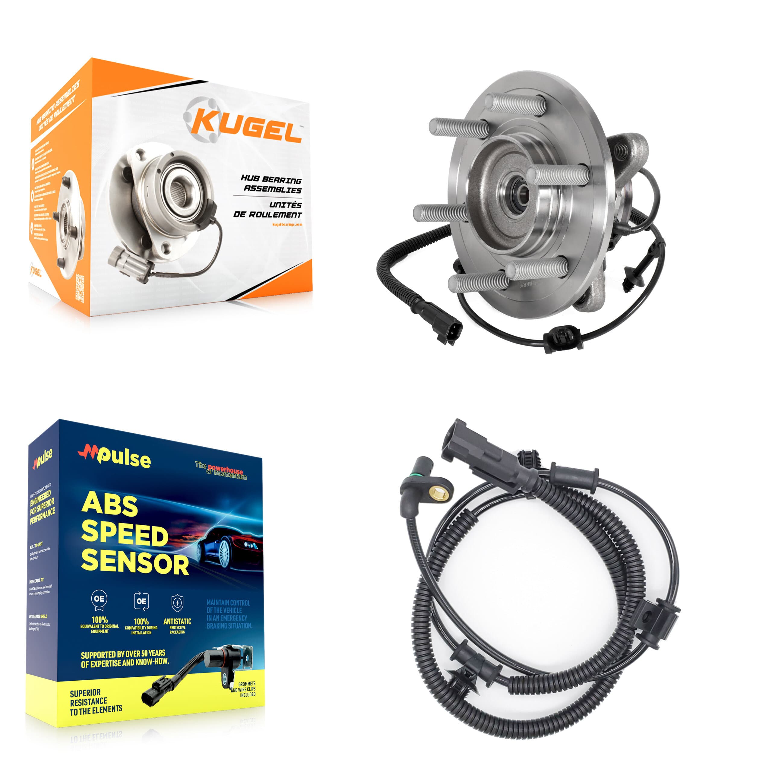 Kugel - K7S-100058 - Front Wheel Bearing and Hub Assembly Kits image 1