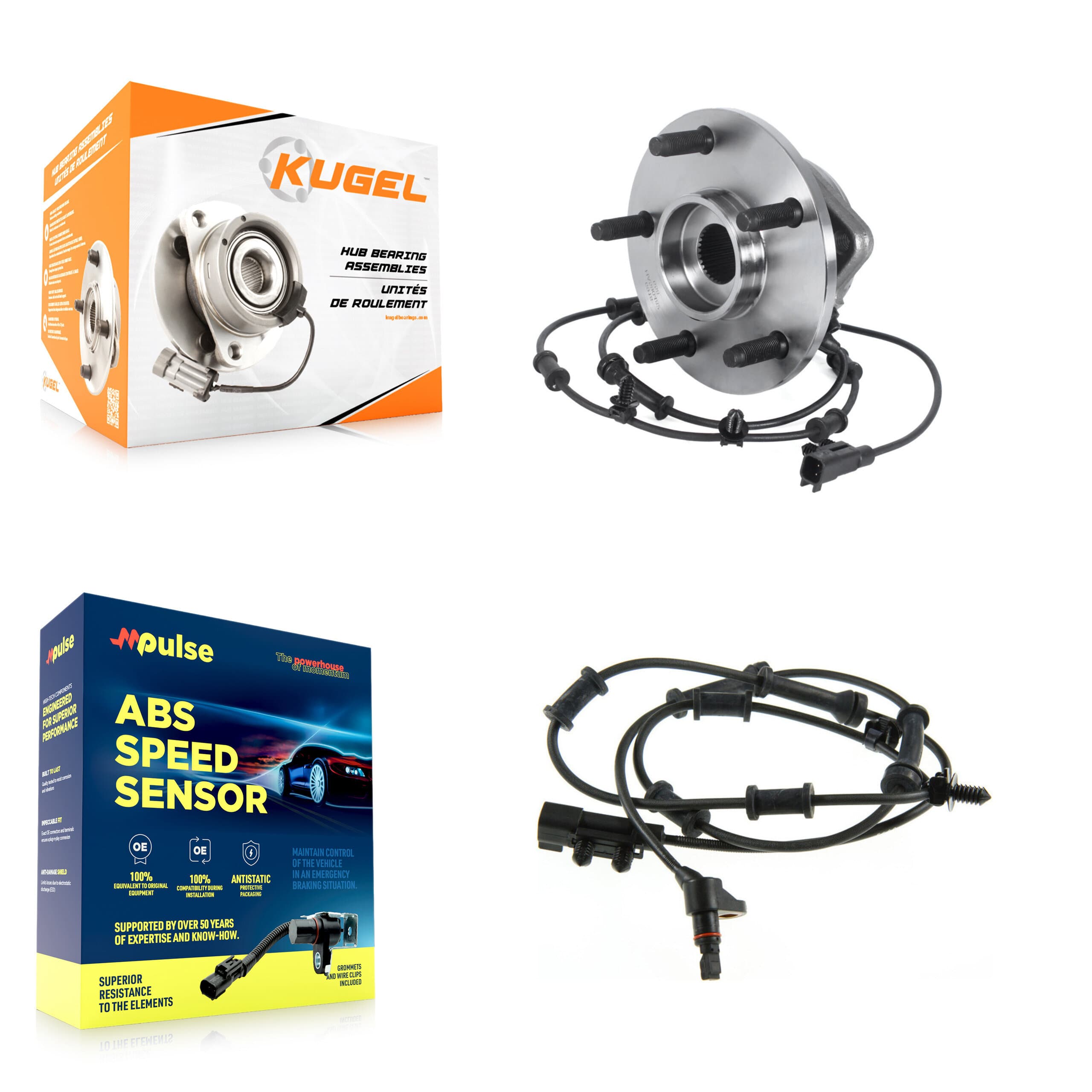 Kugel - K7S-100059 - Front Wheel Bearing and Hub Assembly Kits image 1