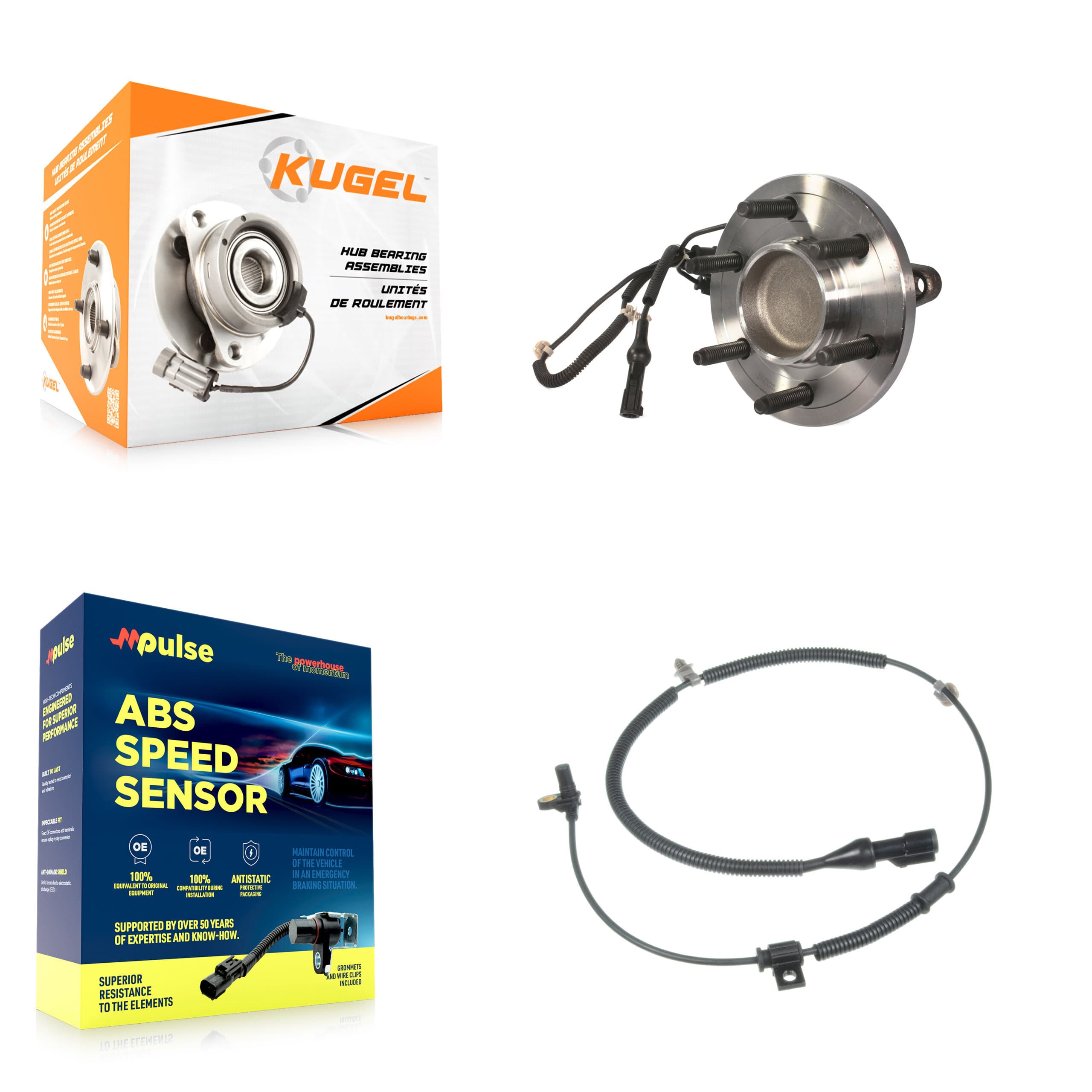 Kugel - K7S-100062 - Front Wheel Bearing and Hub Assembly Kits image 1