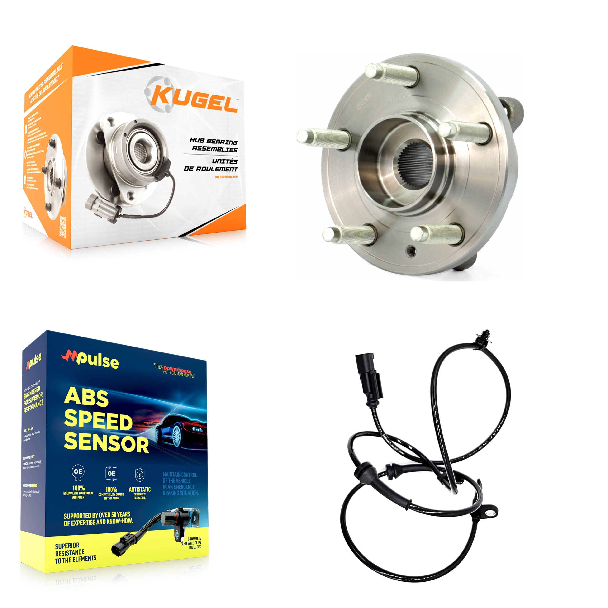Kugel - K7S-100065 - Front Wheel Bearing and Hub Assembly Kits image 1