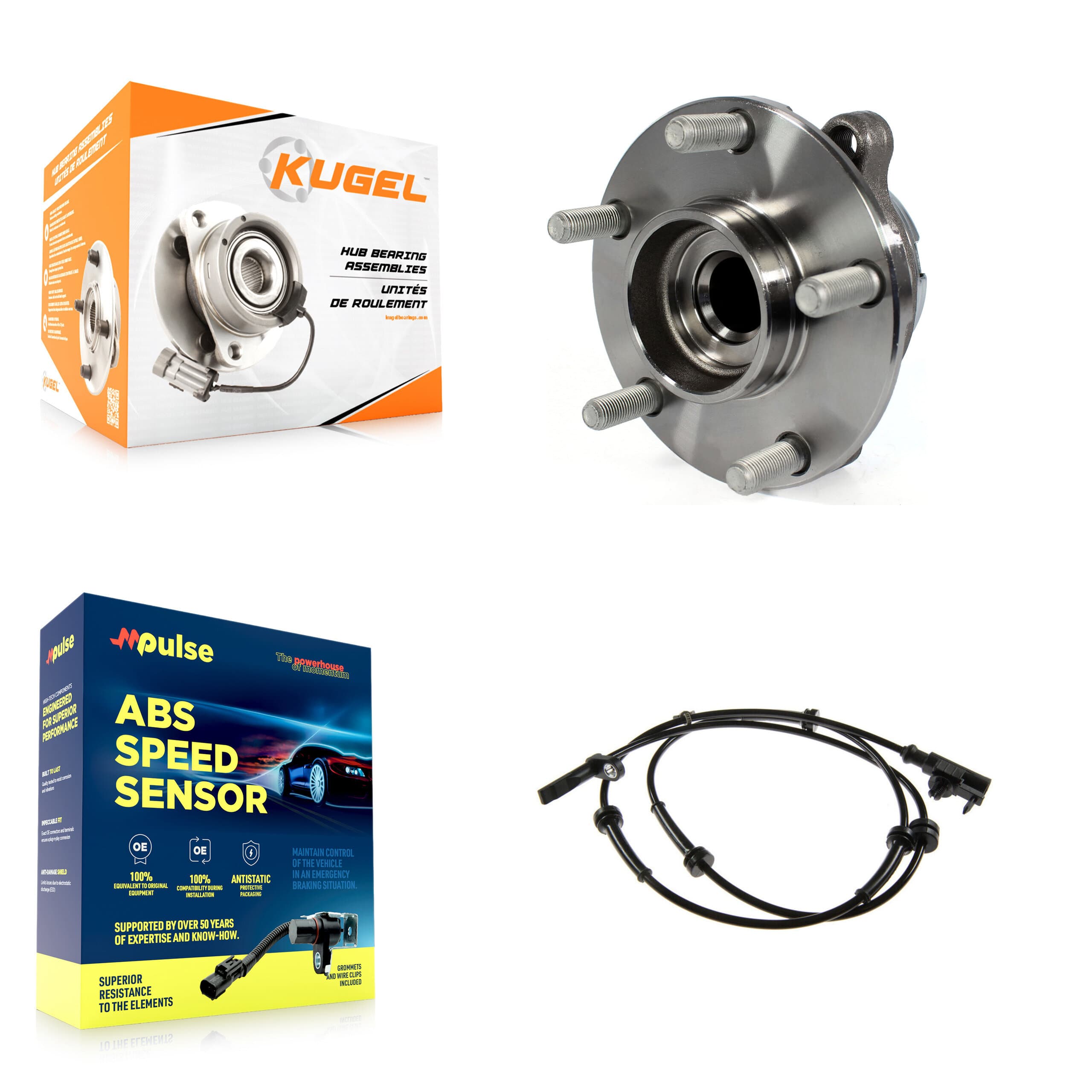 Kugel - K7S-100078 - Front Wheel Bearing and Hub Assembly Kits image 1