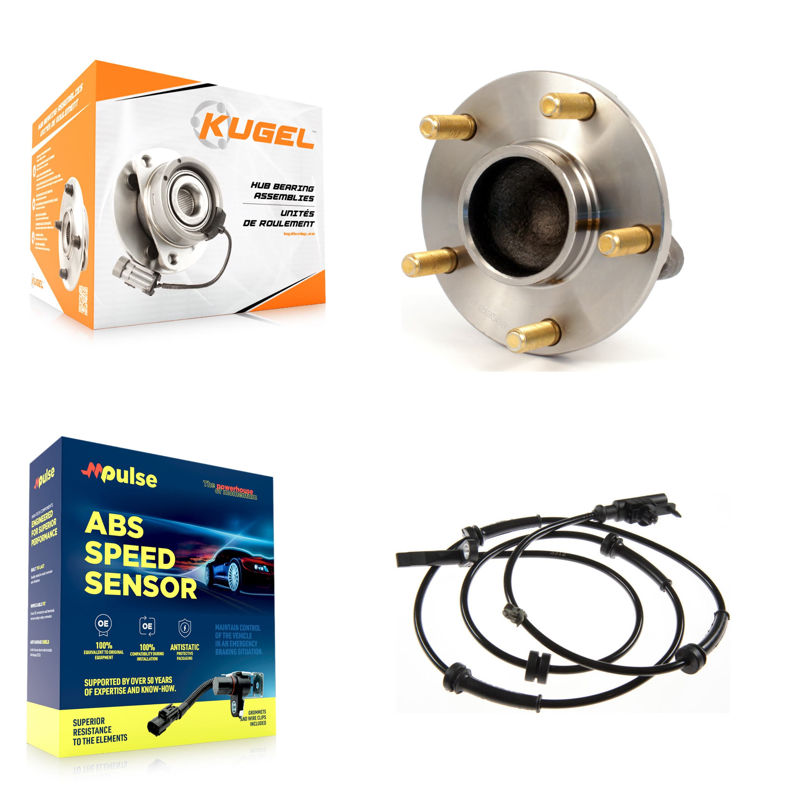 Kugel - K7S-100088 - Front Wheel Bearing and Hub Assembly Kits image 1