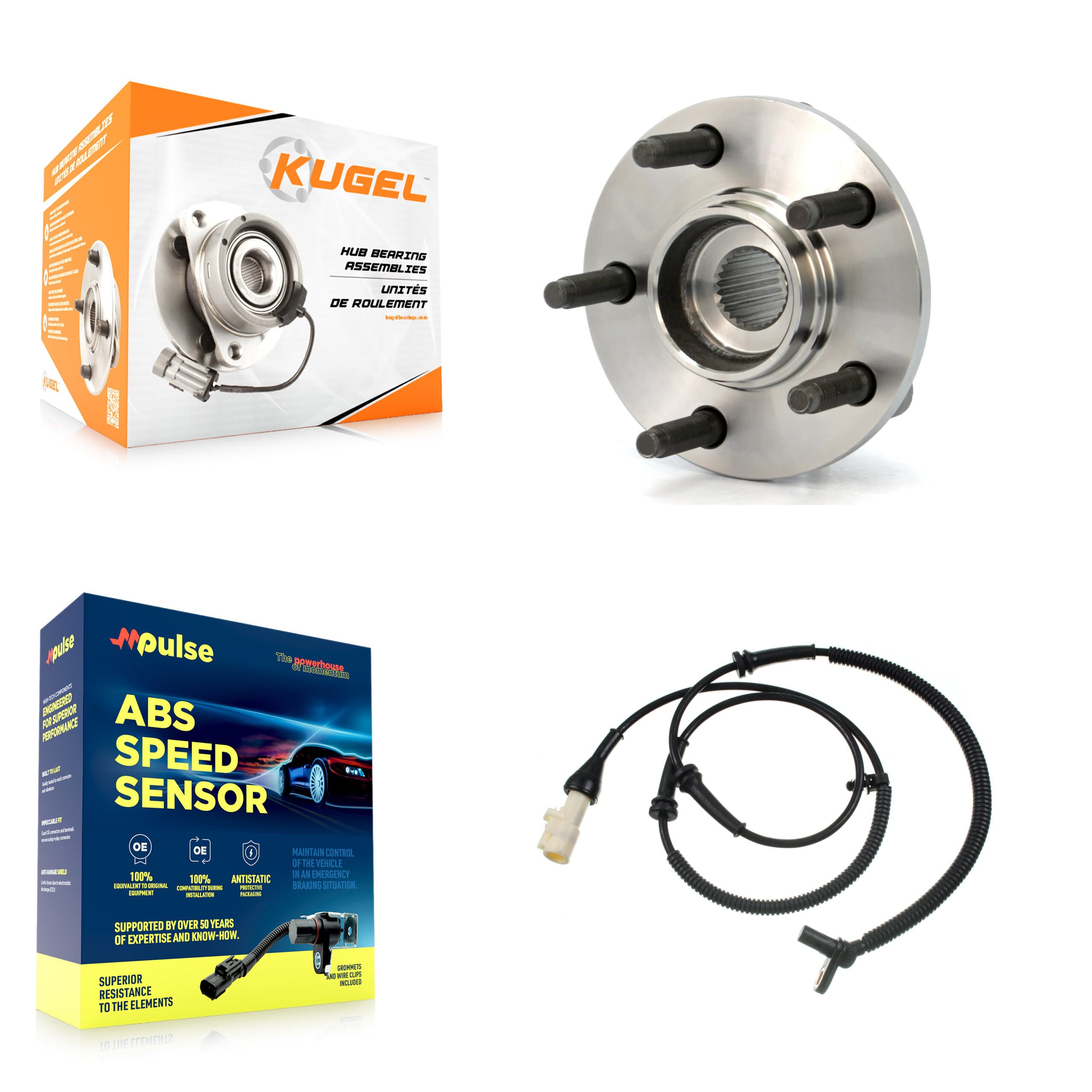 Kugel - K7S-100097 - Front Wheel Bearing and Hub Assembly Kits image 1